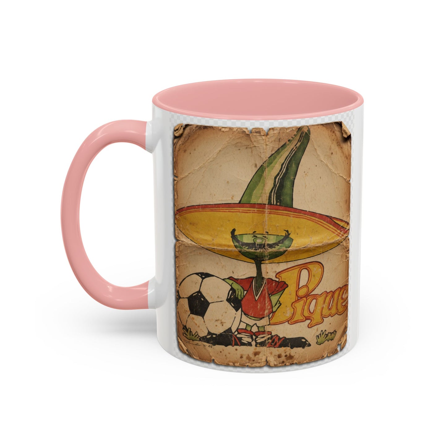 Mexico 86 Mascot Poster Pique Coffee Mug (11, 15oz)