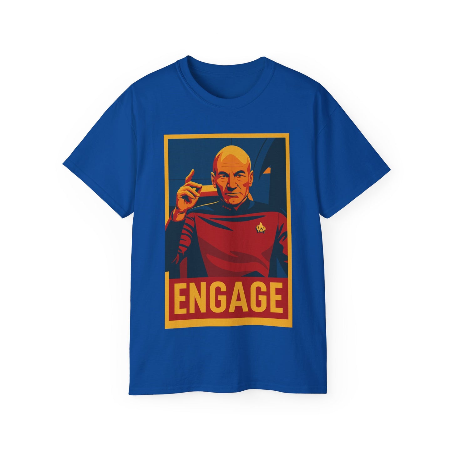 Captain Picard Engage T-Shirt