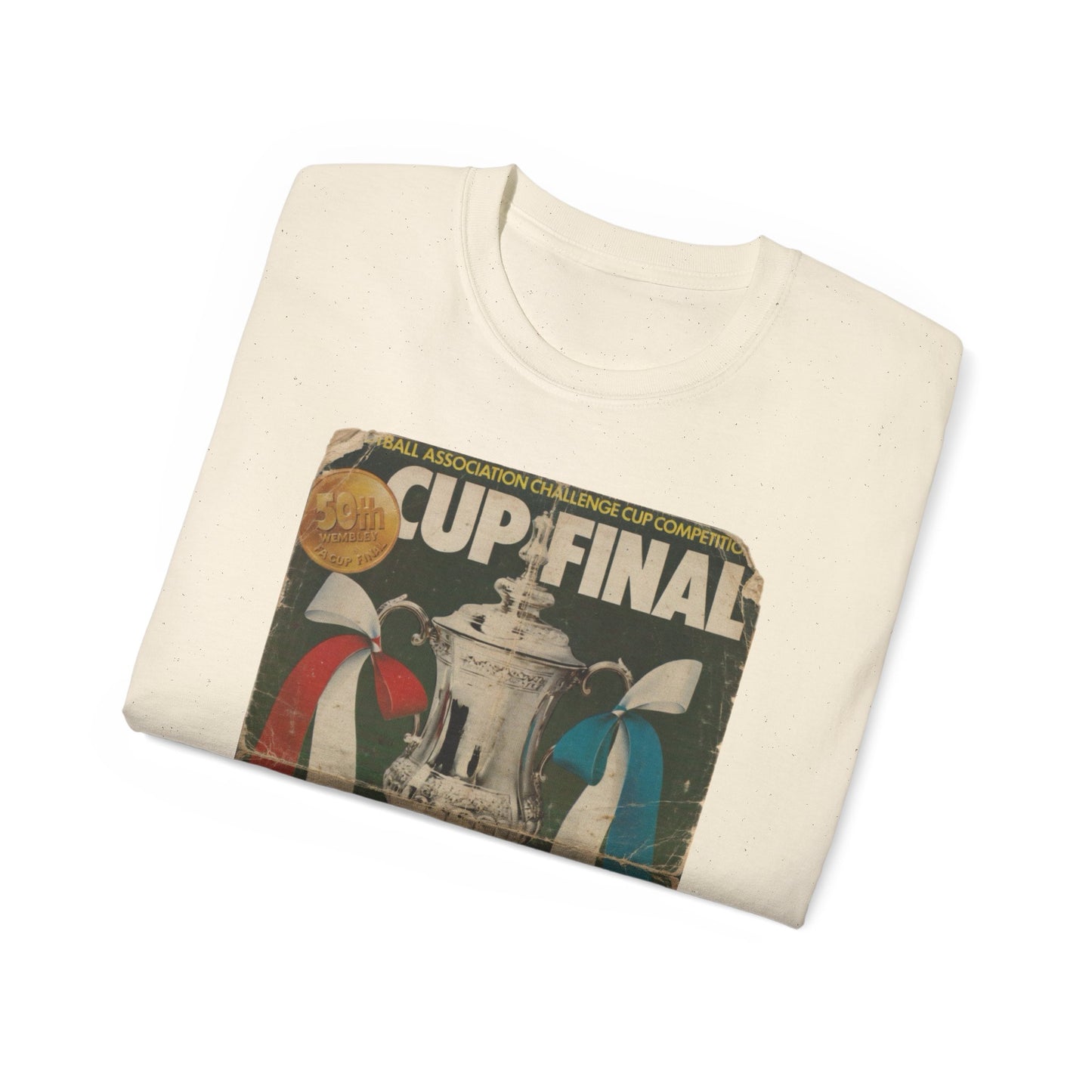 1978 FA Cup Final Programme Ipswich Town Arsenal Poster Unisex Ultra Cotton Tee