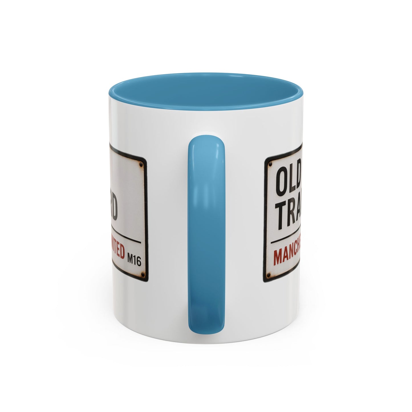 Manchester United Old Trafford Road Sign Mug