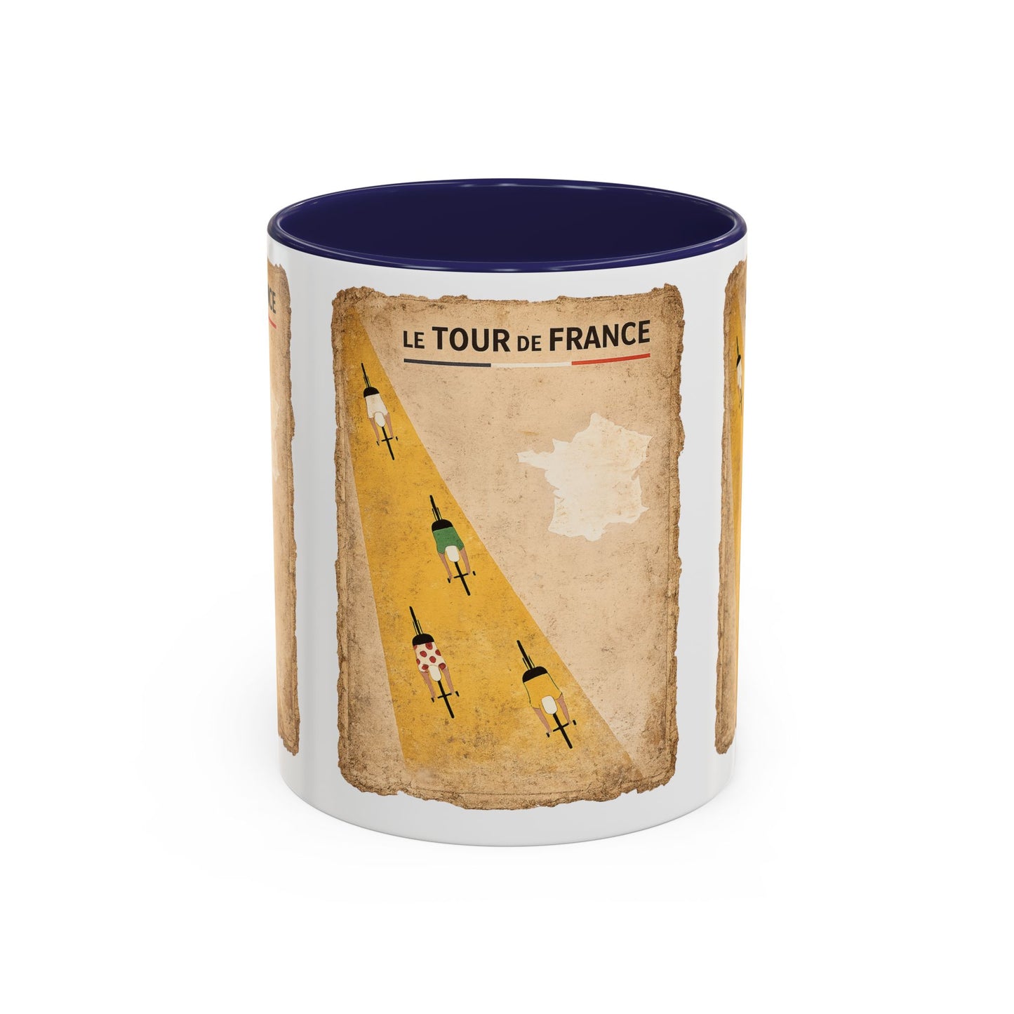 Tour de France Road Accent Coffee Mug (11, 15oz)