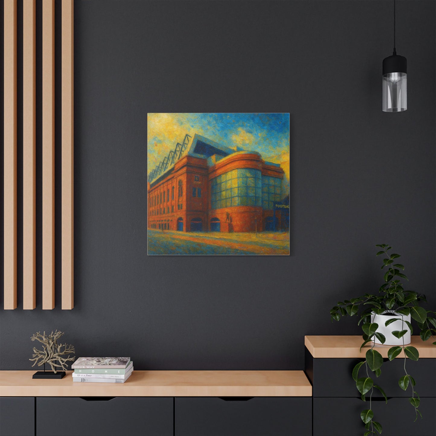 Rangers FC Ibrox Stadium Canvas Wall Art