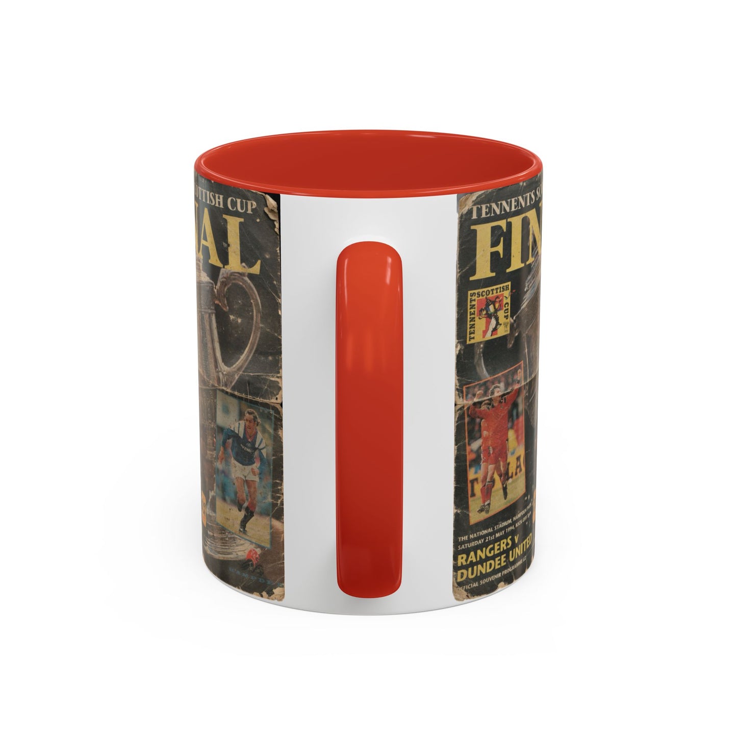 1994 Scottish Challenge Cup Final Dundee United Rangers Programme Poster Accent Coffee Mug (11, 15oz)