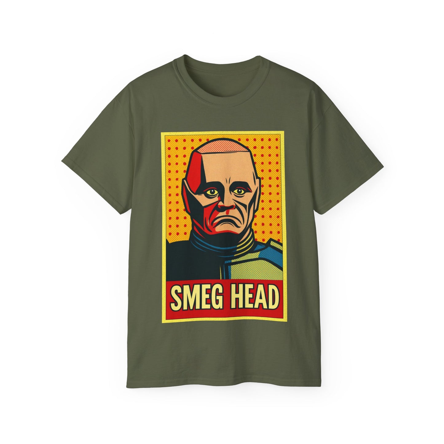 Kryten Smeg Head Red Dwarf T-Shirt