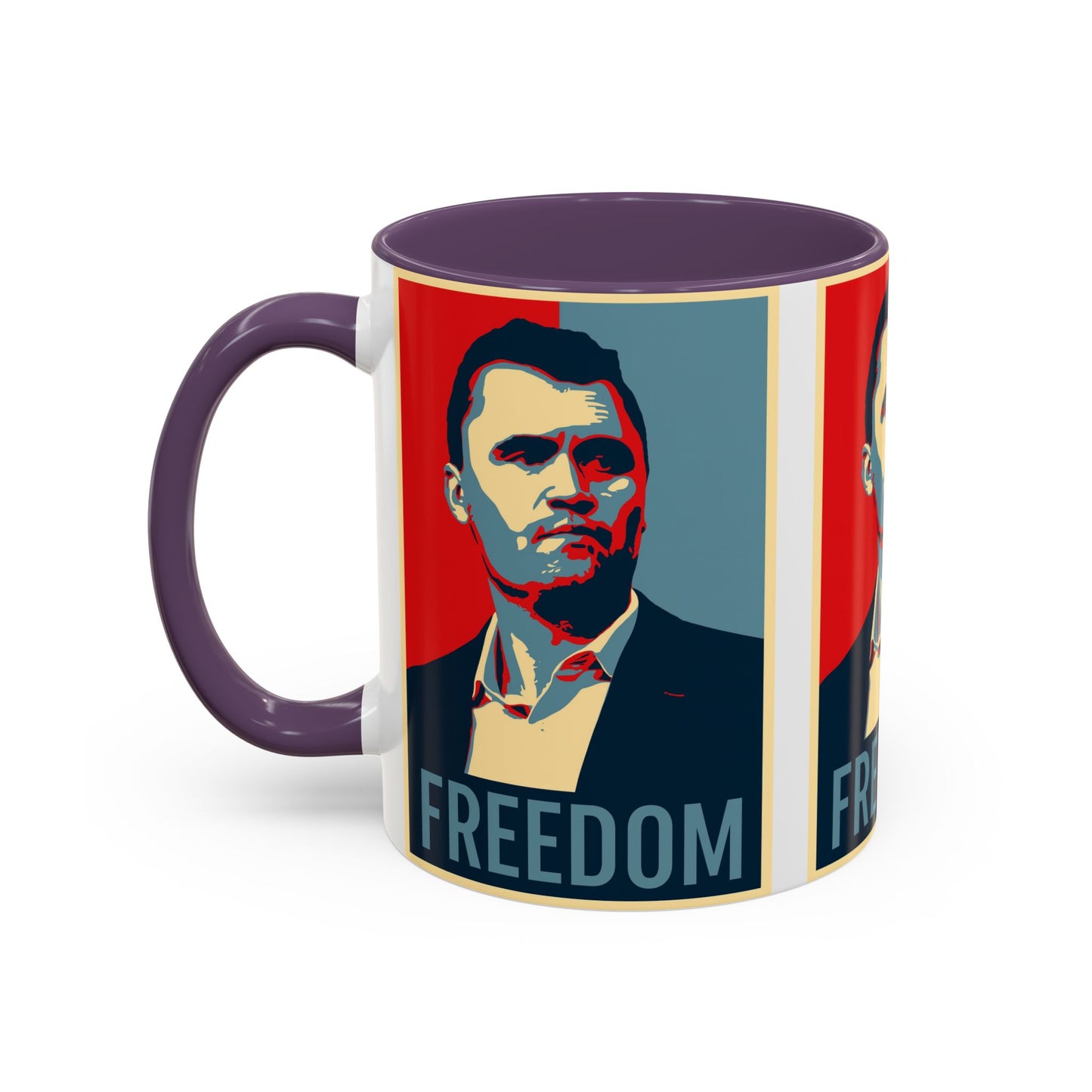 Charlie Kirk Hope Freedom Mug