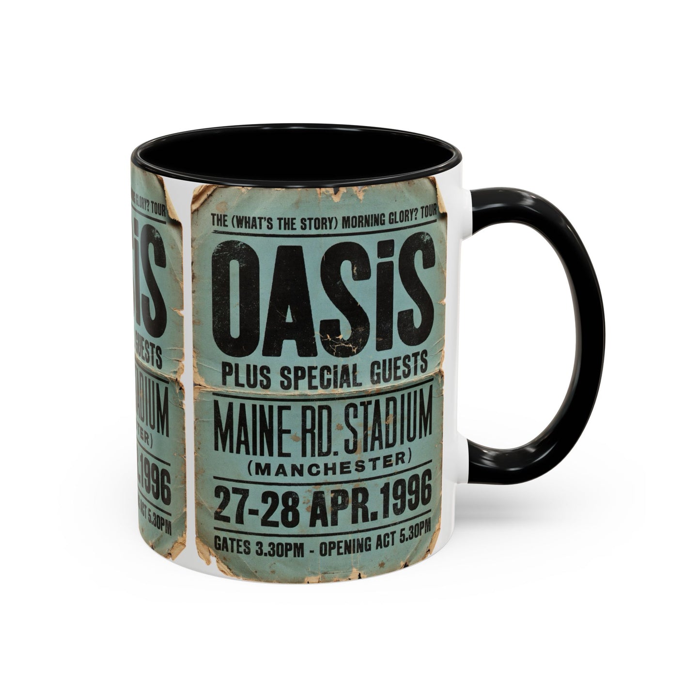 Oasis Maine Road 1996 Poster Coffee Mug (11, 15oz)