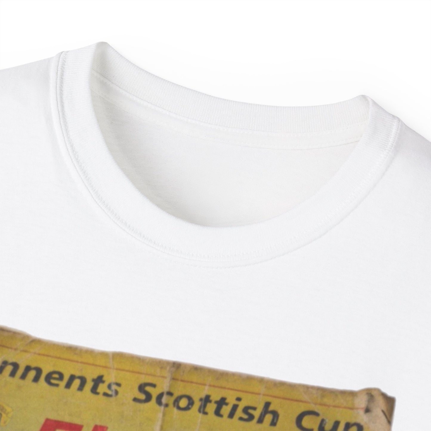 1997 Scottish Challenge Cup Final Programme Poster Unisex Ultra Cotton Tee