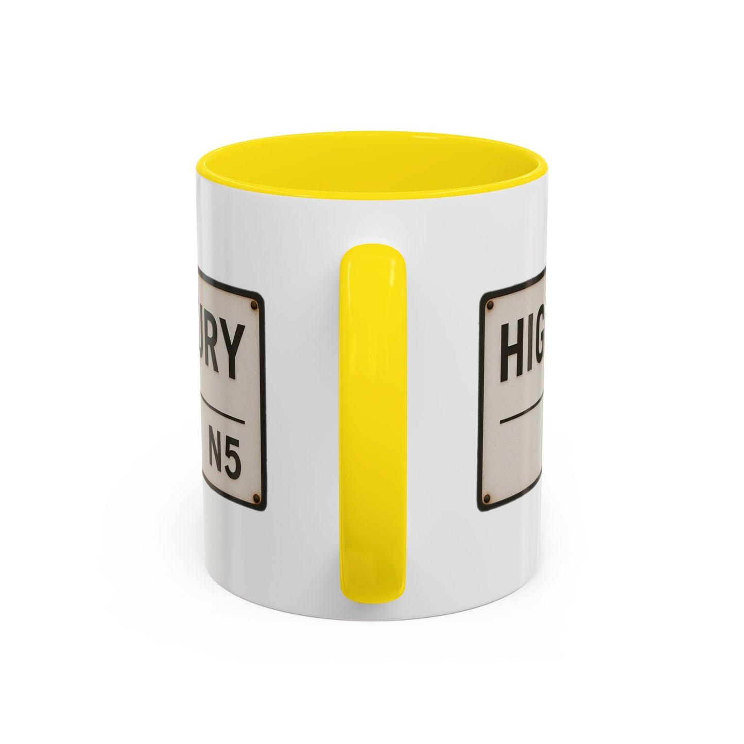 Highbury Arsenal Road Sign Mug