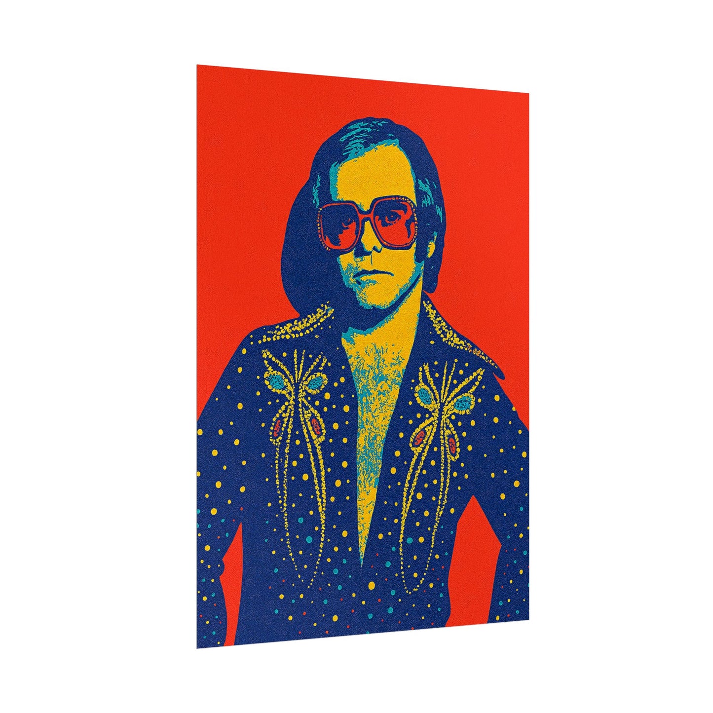 E. John Pop Art Poster