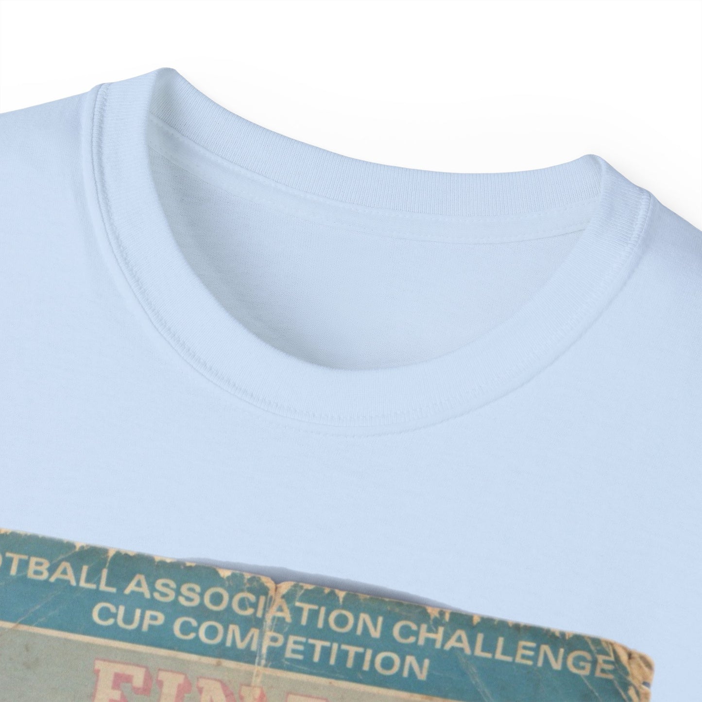 1975 FA Cup Final Programme Poster West Ham Fulham Unisex Ultra Cotton Tee