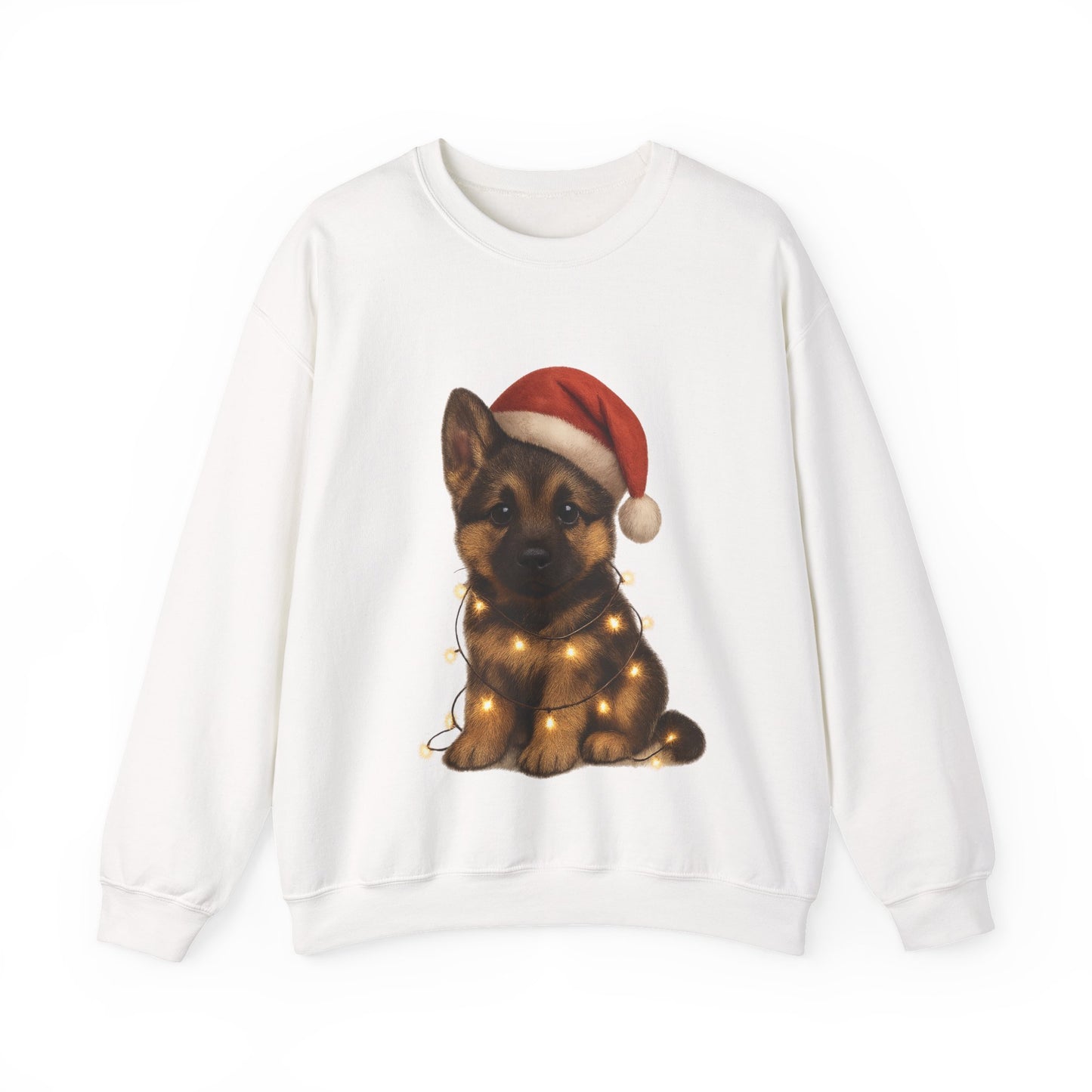Alsatian Puppy Christmas Dog Sweatshirt