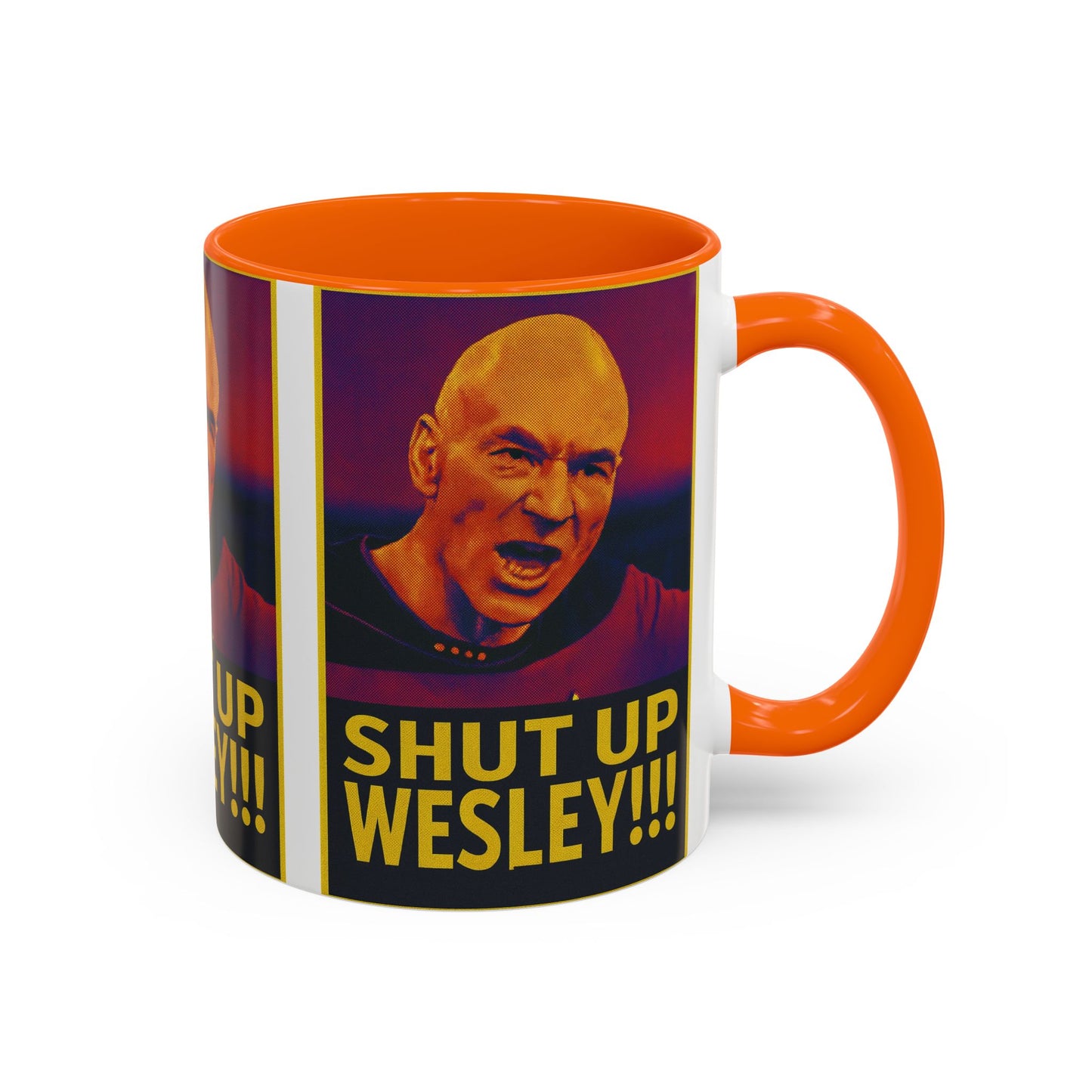 Captain Picard Shut Up Wesley! Mug