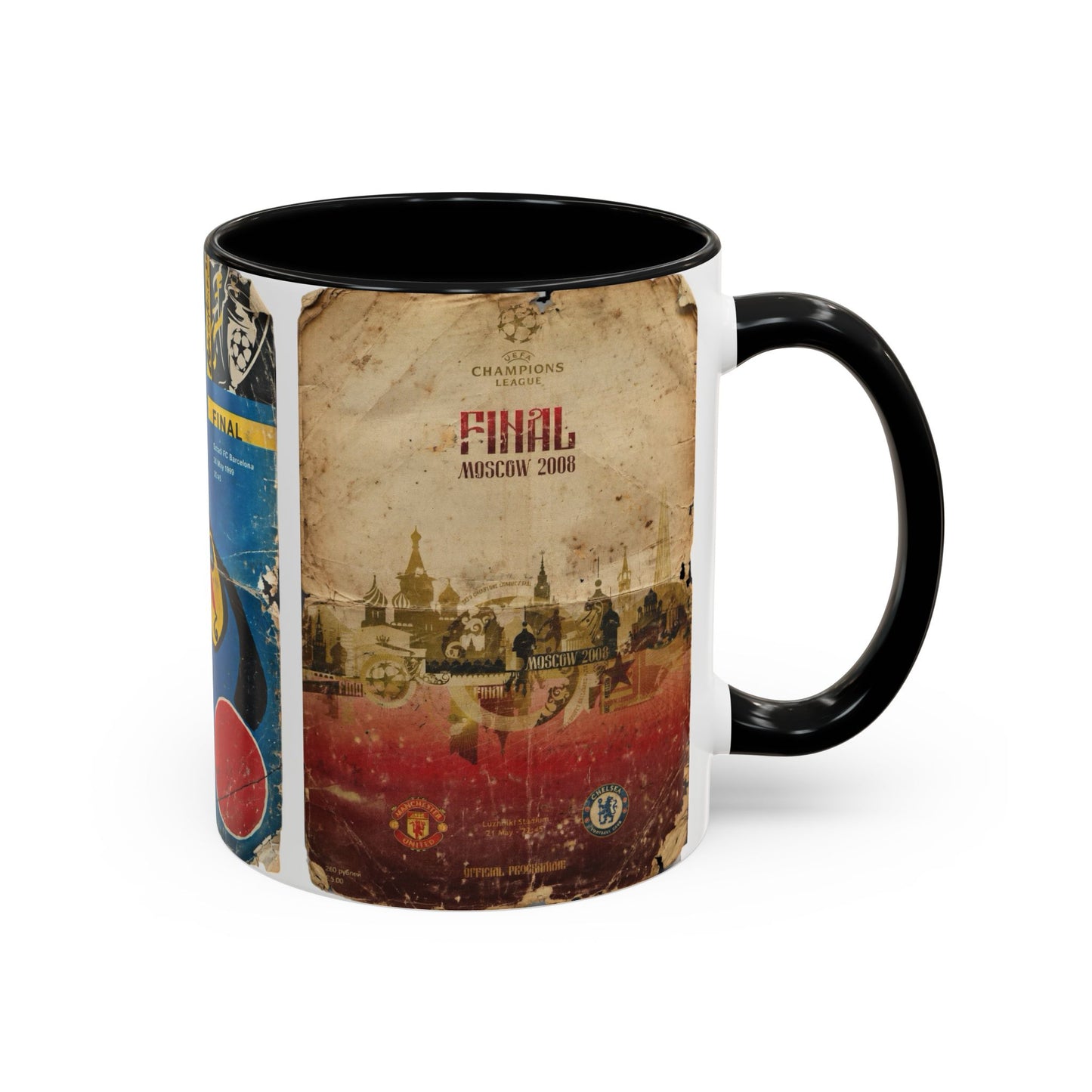Manchester United European Cup Champions League Poster Coffee Mug (11, 15oz)
