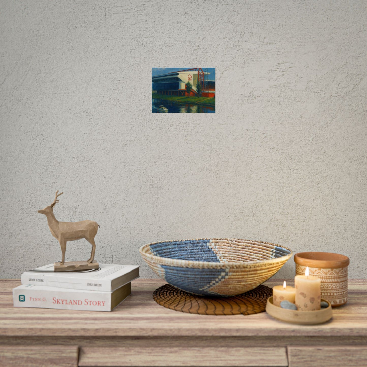 Nottingham Forest City Ground Day Painting Print Poster