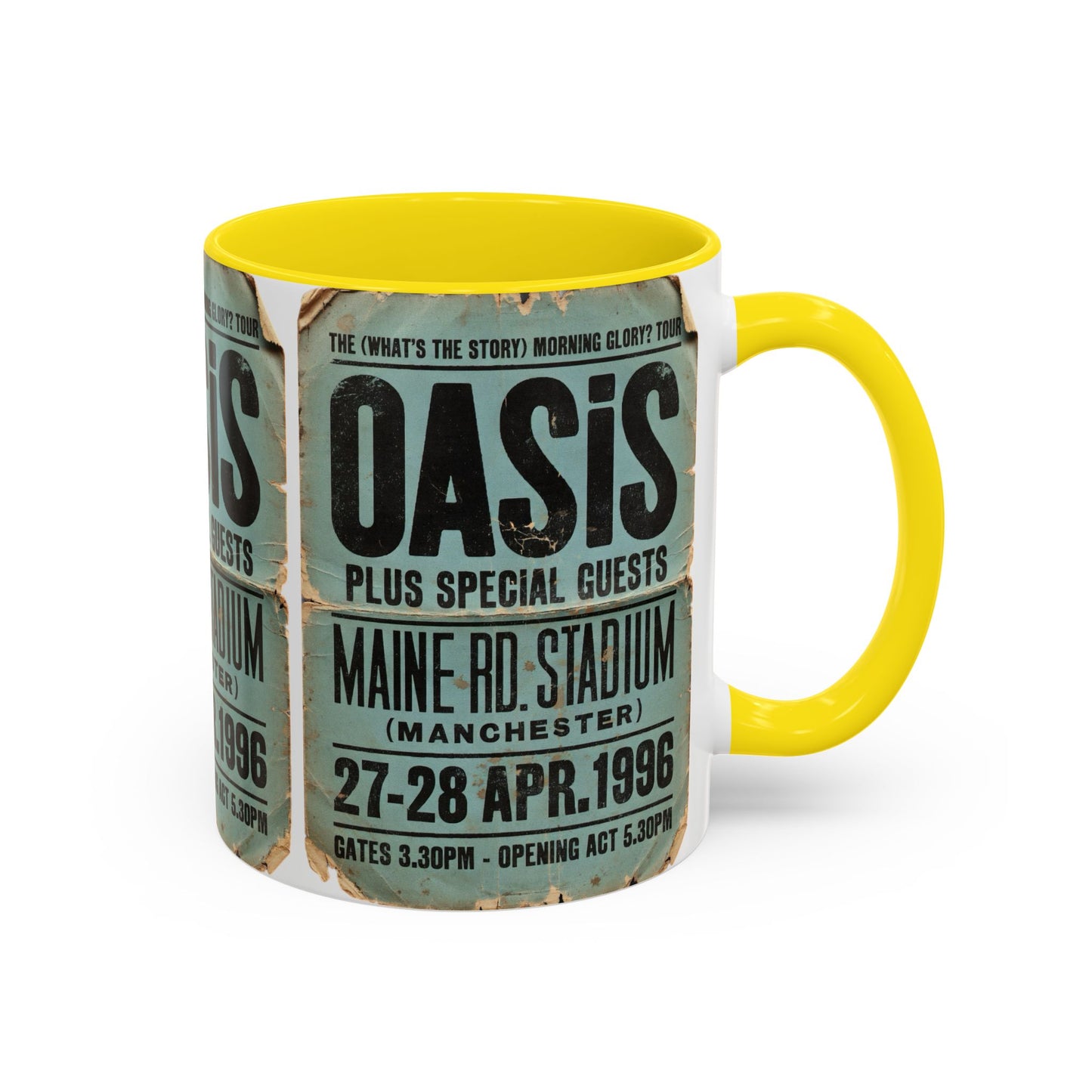 Oasis Maine Road 1996 Poster Coffee Mug (11, 15oz)