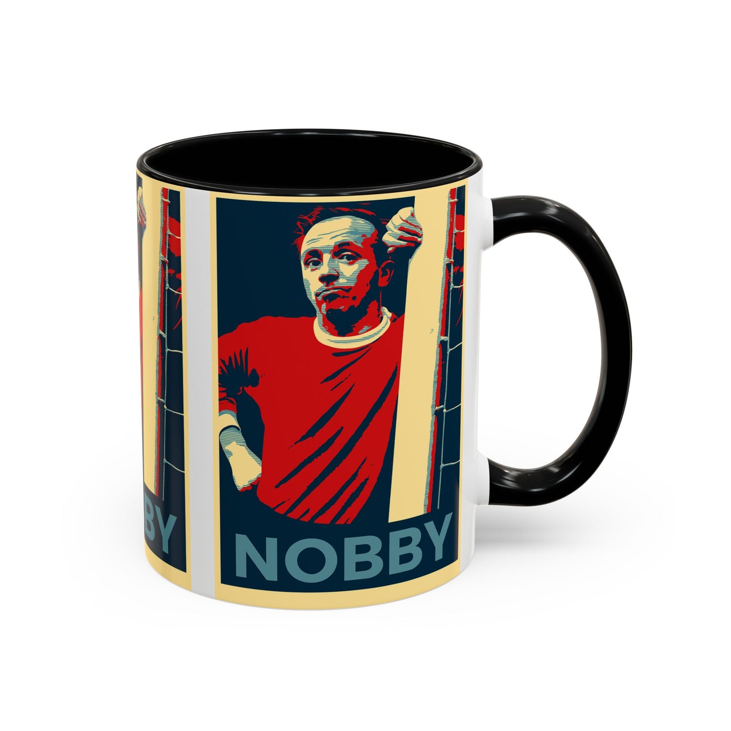 Nobby Stiles Hope Poster Mug - Manchester United