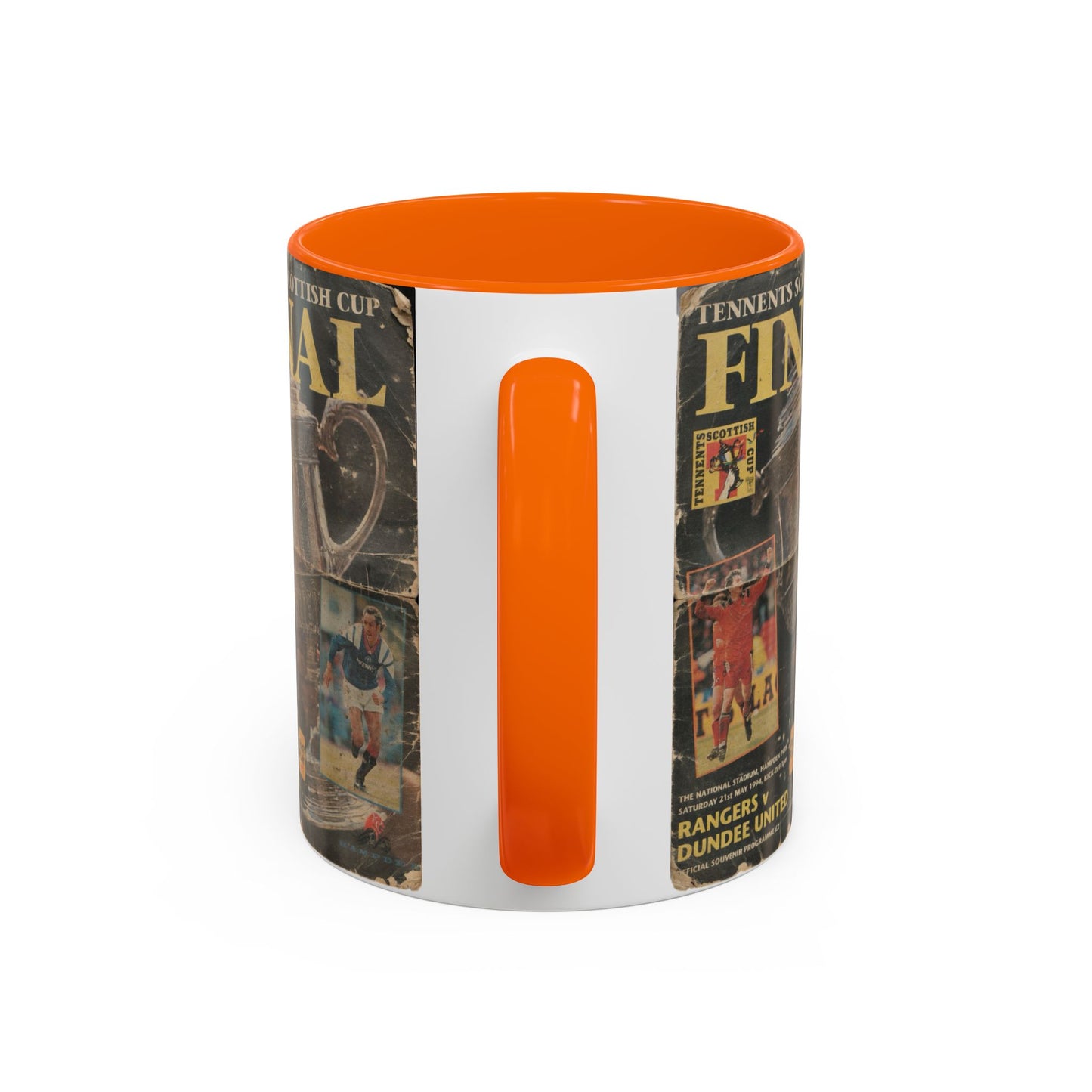 1994 Scottish Challenge Cup Final Dundee United Rangers Programme Poster Accent Coffee Mug (11, 15oz)