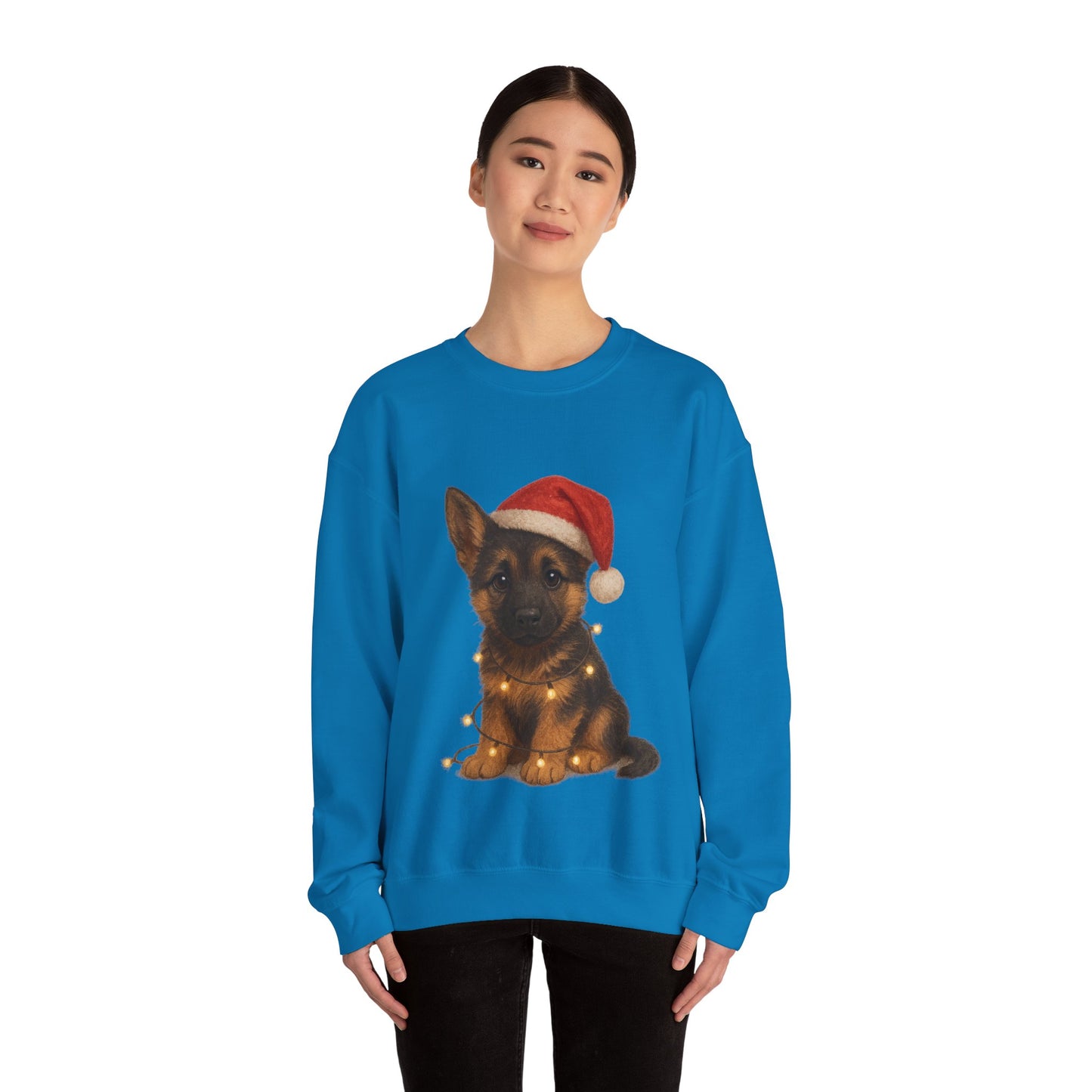 Christmas German Shepherd Puppy Sweatshirt