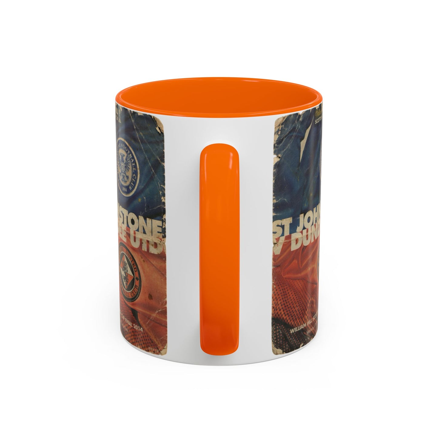 2014 Scottish Challenge Cup Final Dundee United St Johnstone Programme Poster Accent Coffee Mug (11, 15oz)
