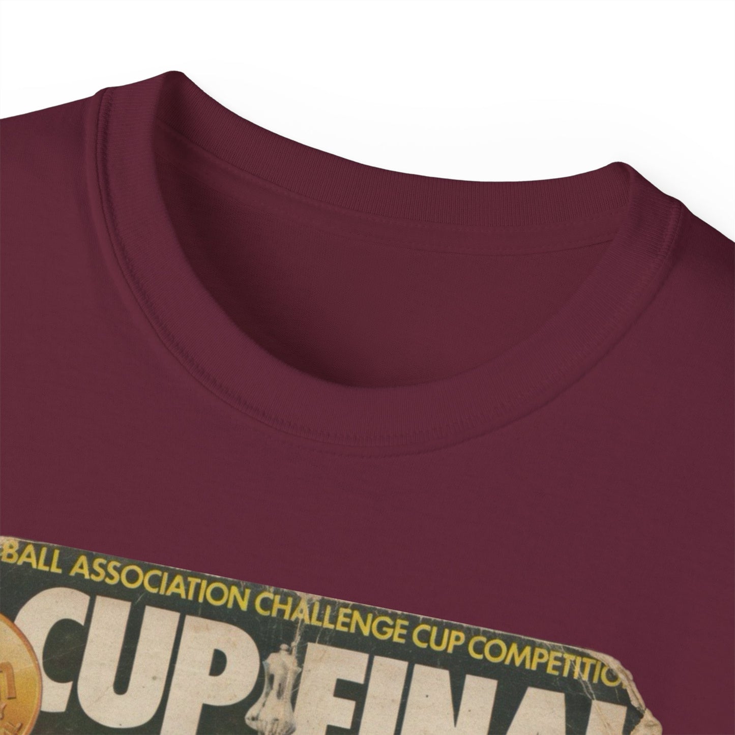 1978 FA Cup Final Programme Ipswich Town Arsenal Poster Unisex Ultra Cotton Tee