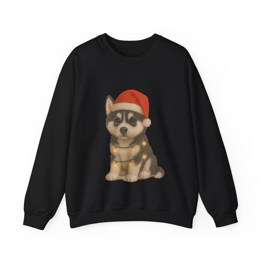 Husky Puppy Christmas Jumper