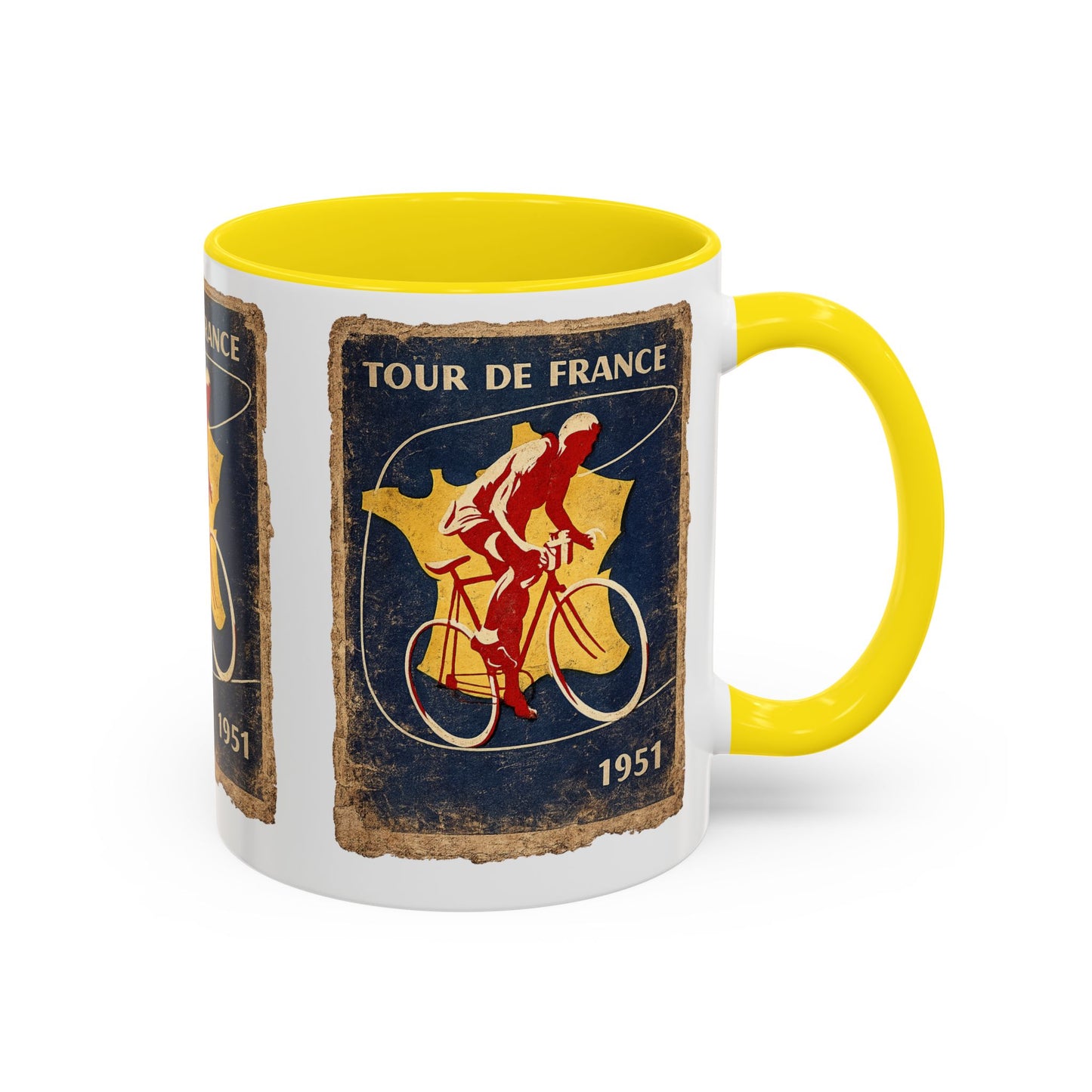 Tour de France 1951 Poster  Coffee Mug (11, 15oz)