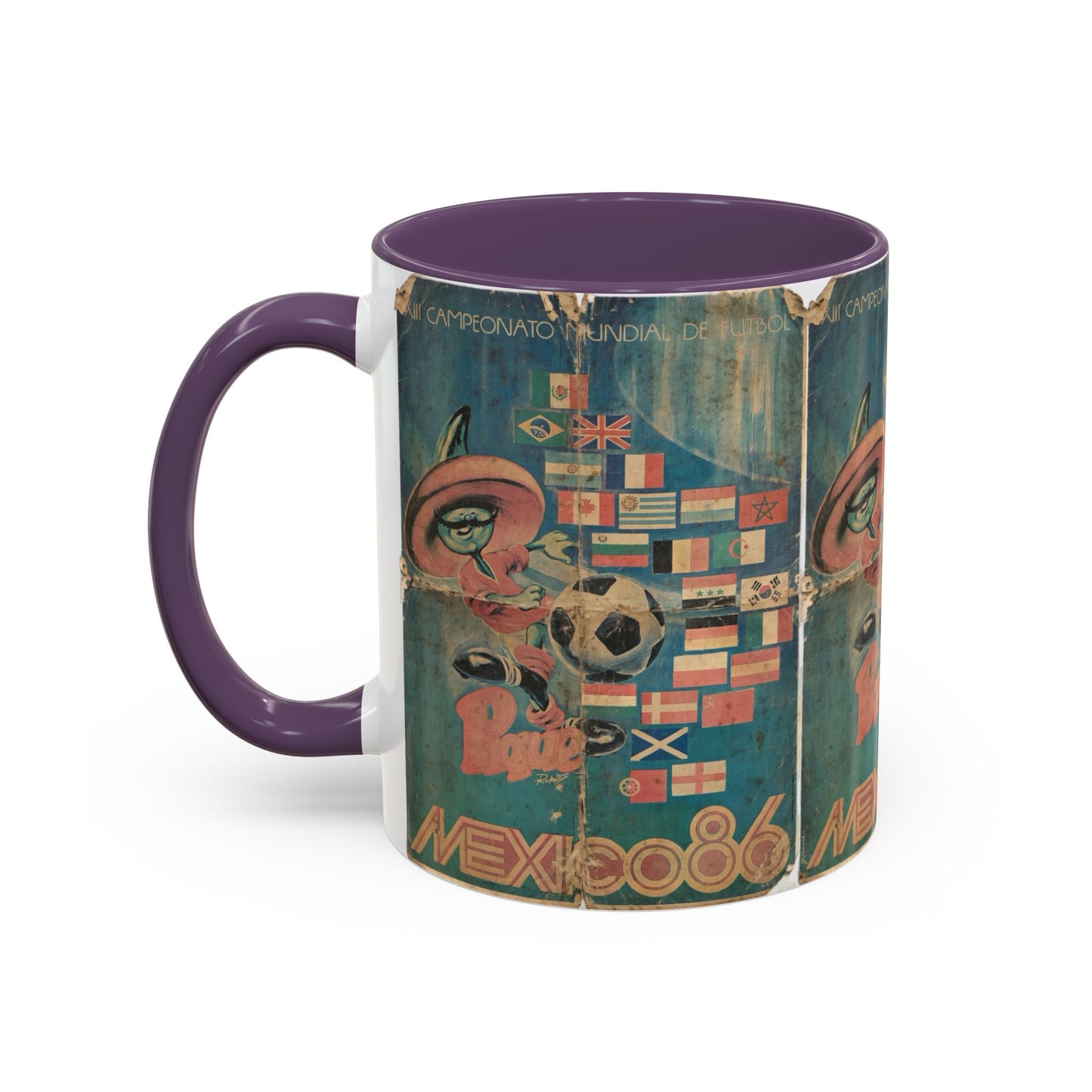 Mexico 86 Poster Pique Kick Coffee Mug (11, 15oz)