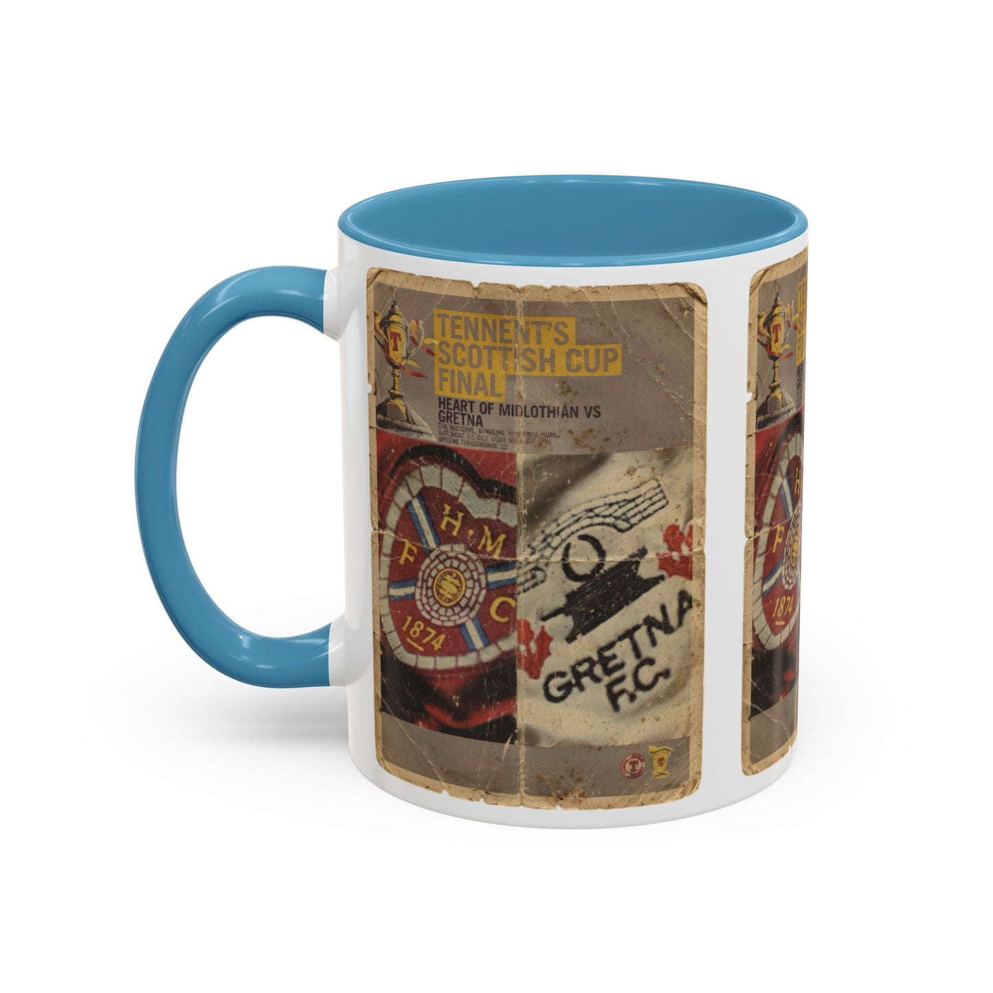 2006 Scottish Challenge Cup Final Hearts Gretna Accent Coffee Mug (11, 15oz)