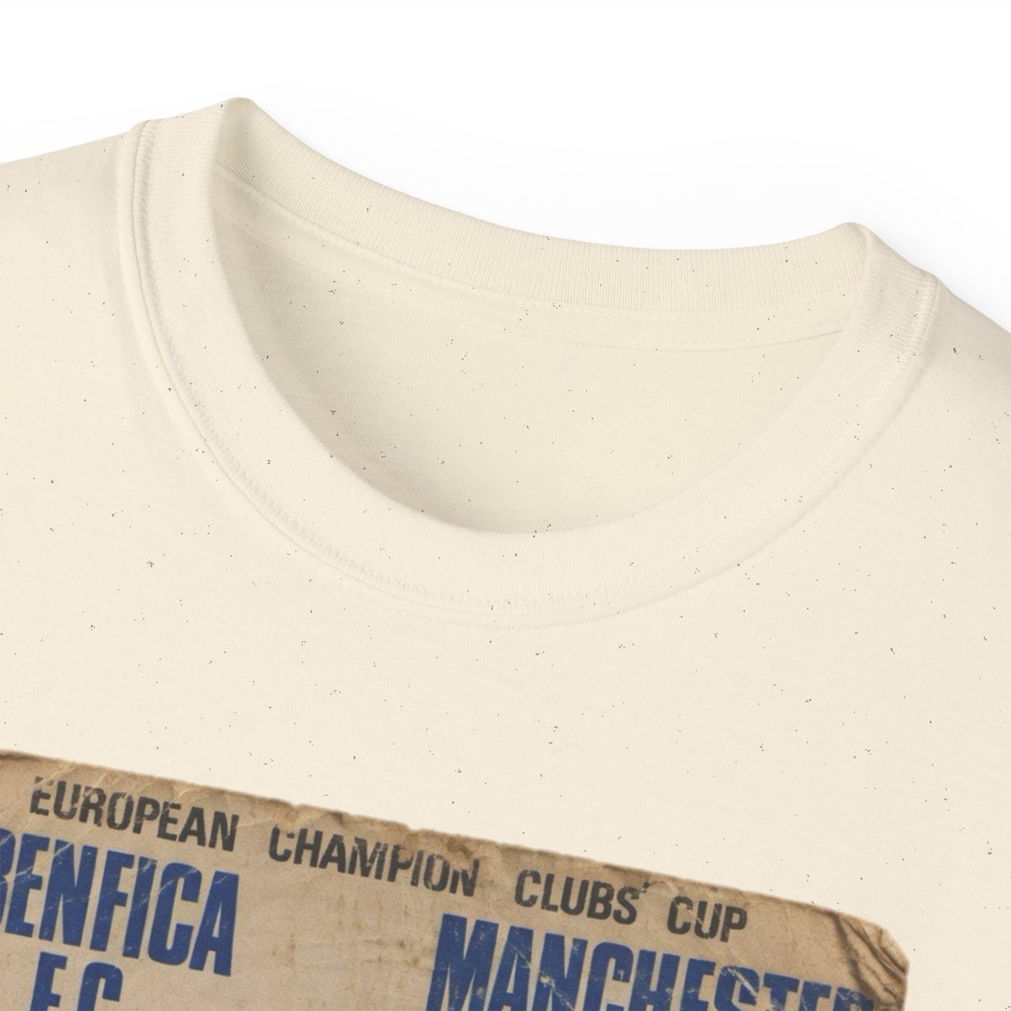 1968 European Cup Final Poster Manchester United v Benfica