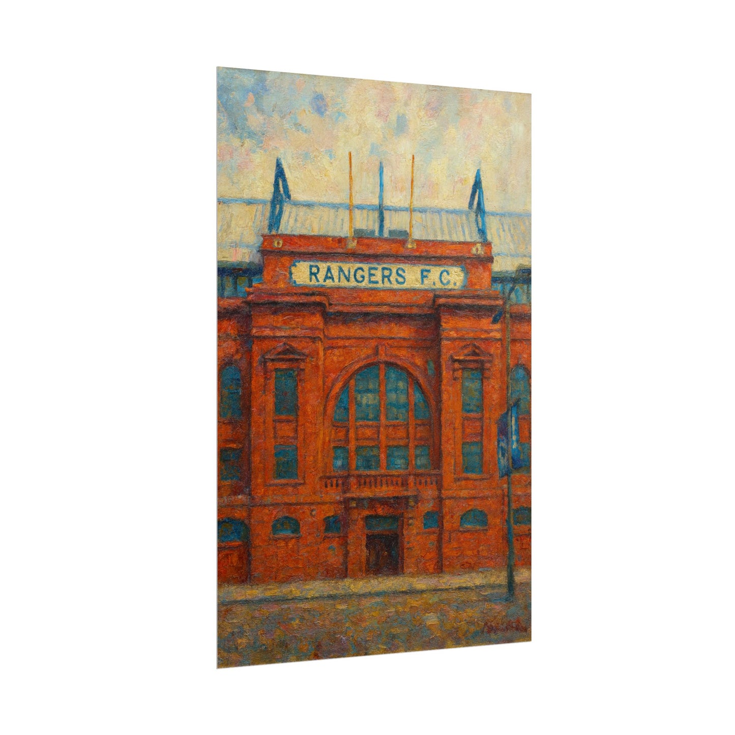 Ibrox Stadium Rangers FC Rolled Posters