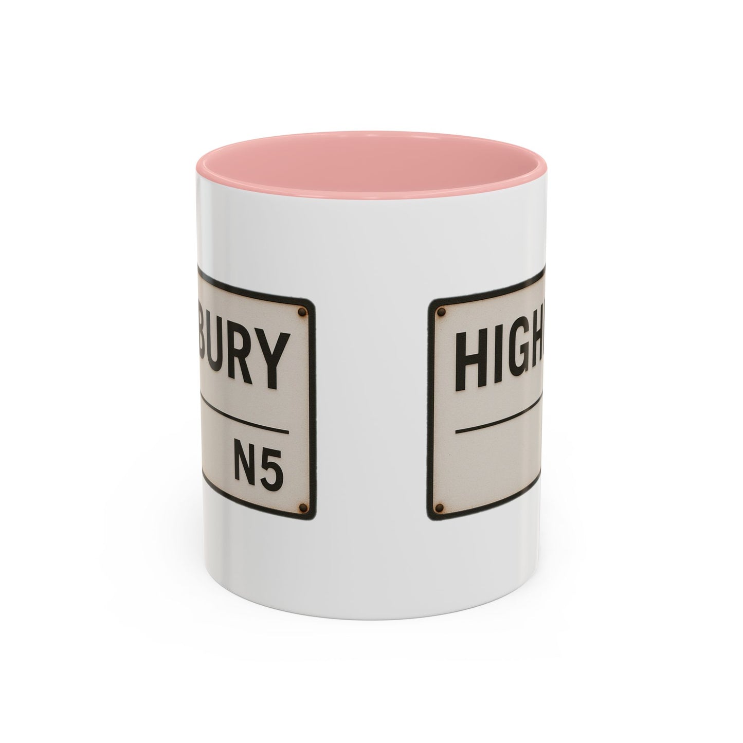 Highbury Arsenal Road Sign Mug