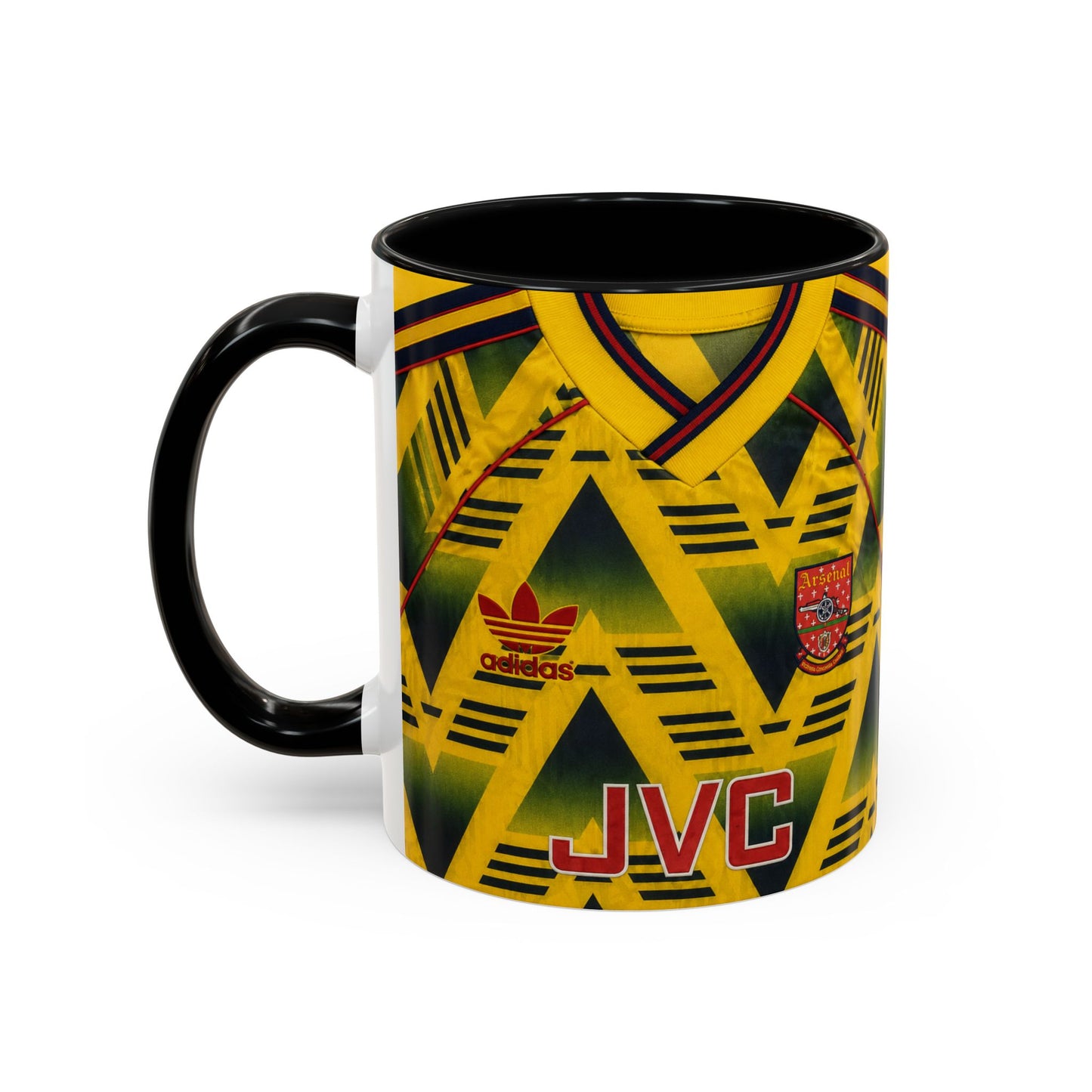 Arsenal Away Bruised Banana Shirt Accent Coffee Mug (11, 15oz)