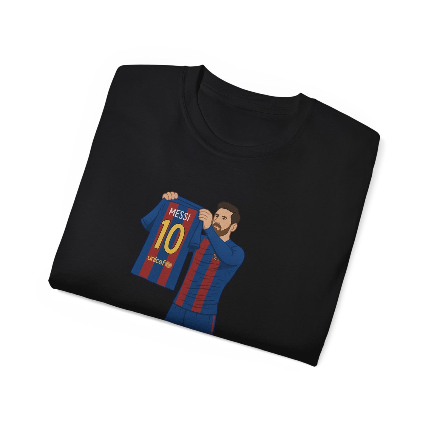 Lionel Messi Cartoon Subbuteo T-Shirt - Barcelona