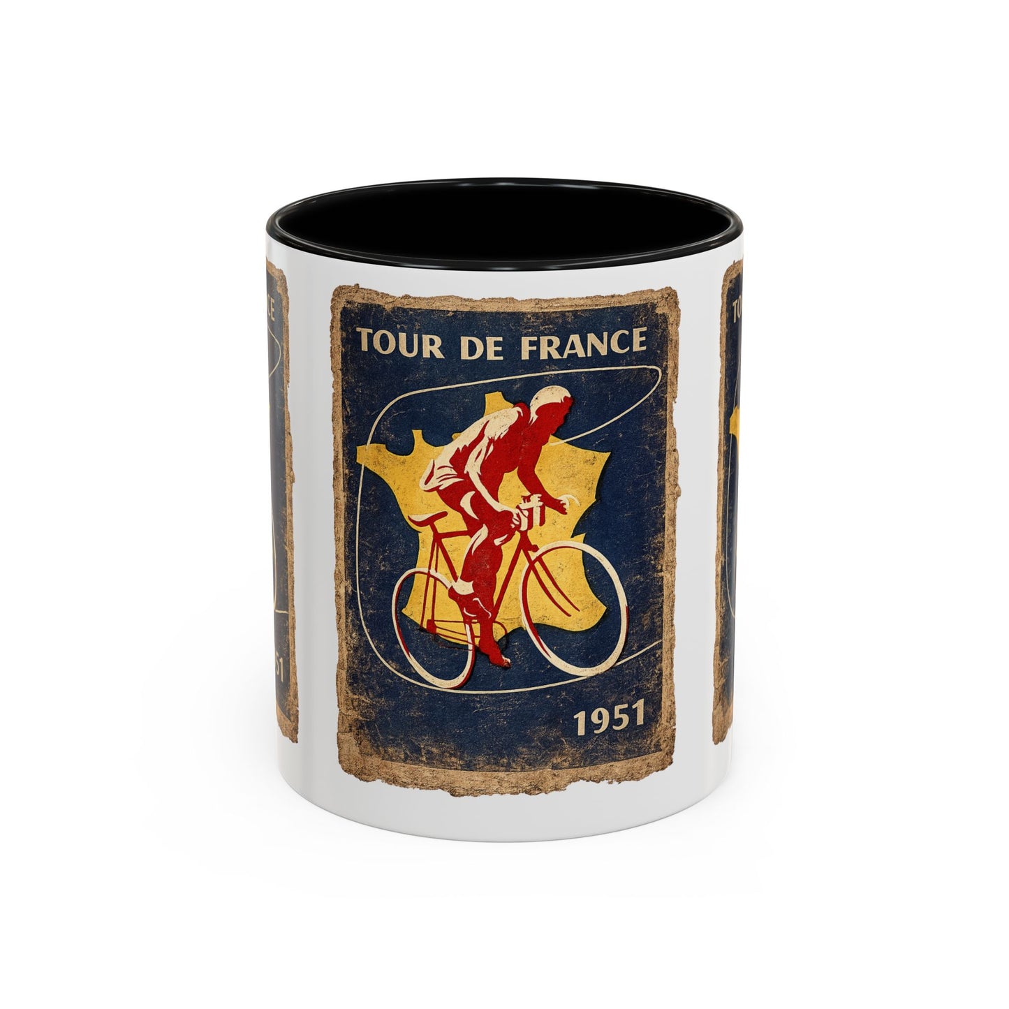Tour de France 1951 Poster  Coffee Mug (11, 15oz)