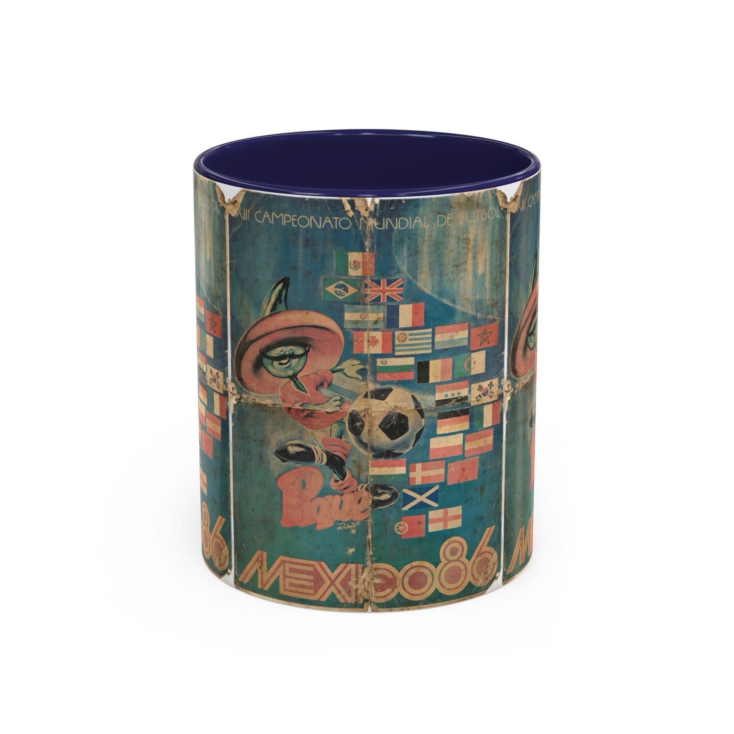 Mexico 86 Poster Pique Kick Coffee Mug (11, 15oz)