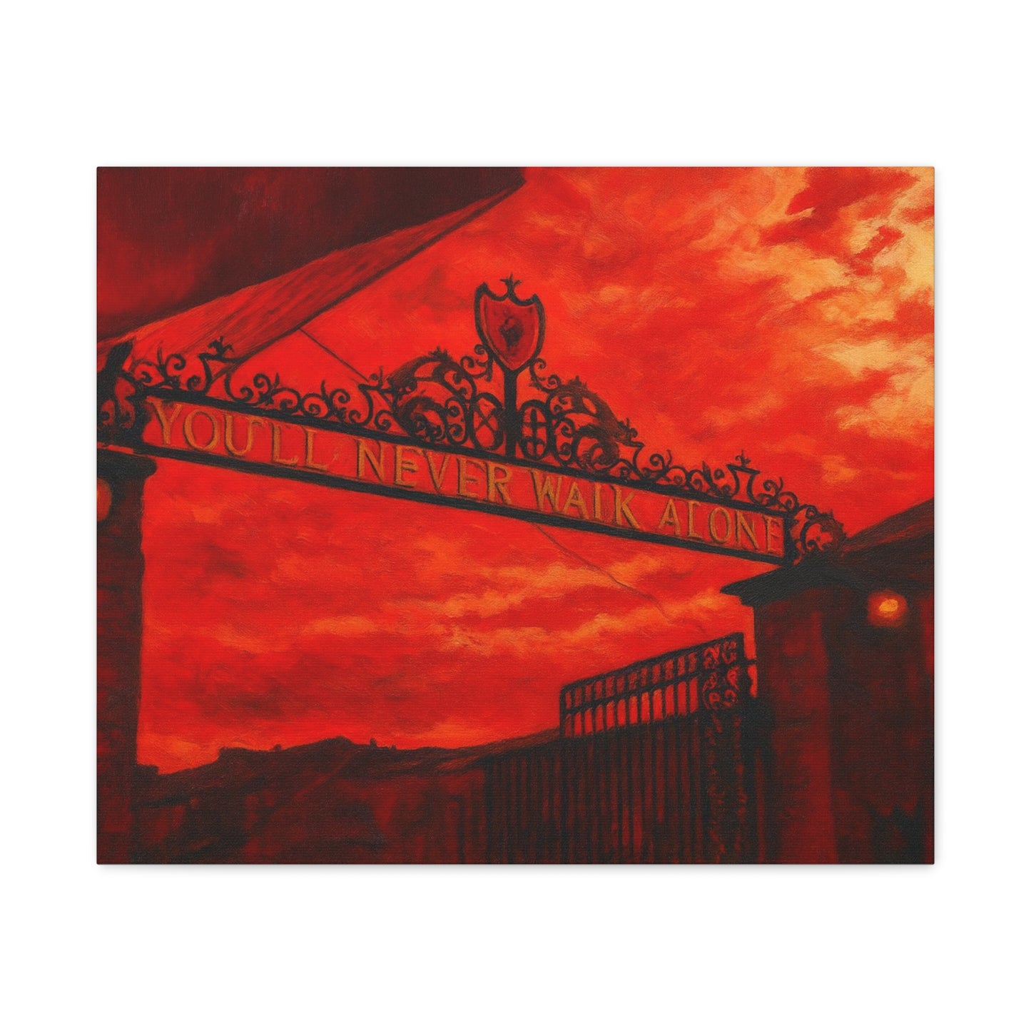 Liverpool FC Shankly Gates Art Print Canvas