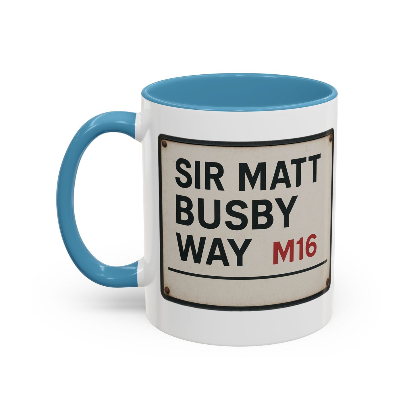 Sir Matt Busby Way Manchester United Mug