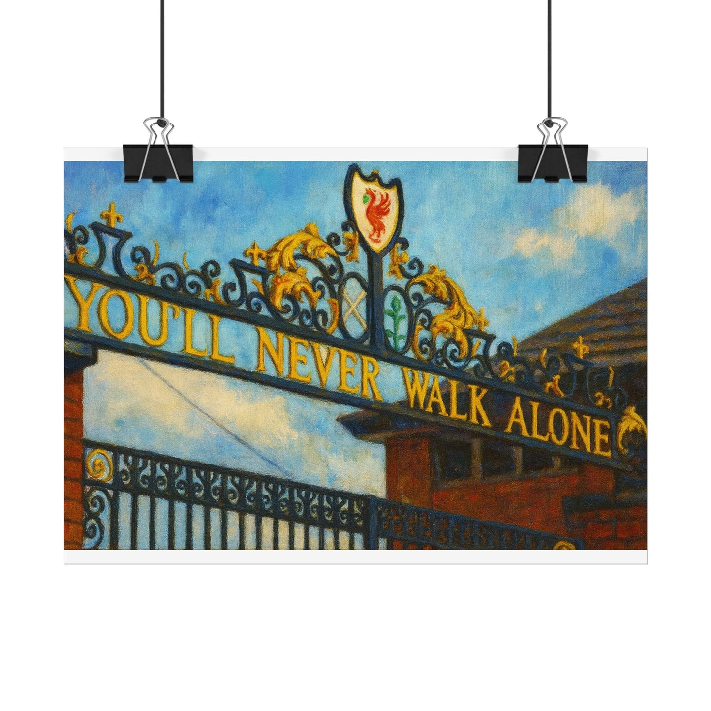 Liverpool FC Shankly Gates Art Poster