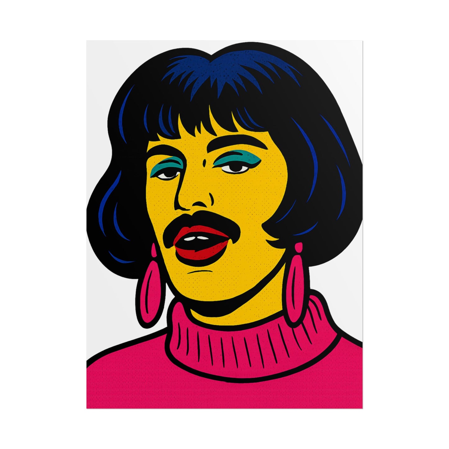 Mercury Pop Art I Want To Break Free Poster