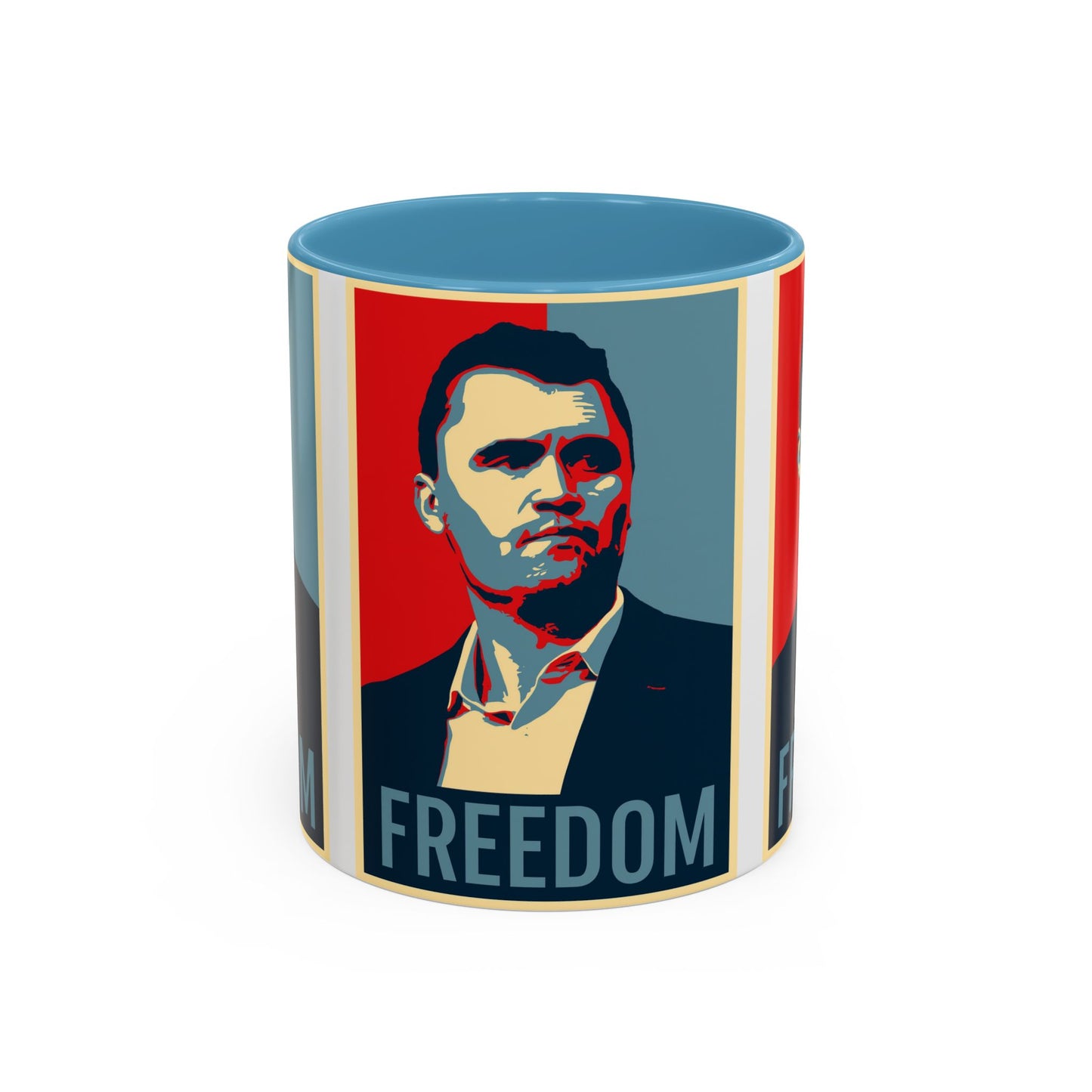 Charlie Kirk Hope Freedom Mug
