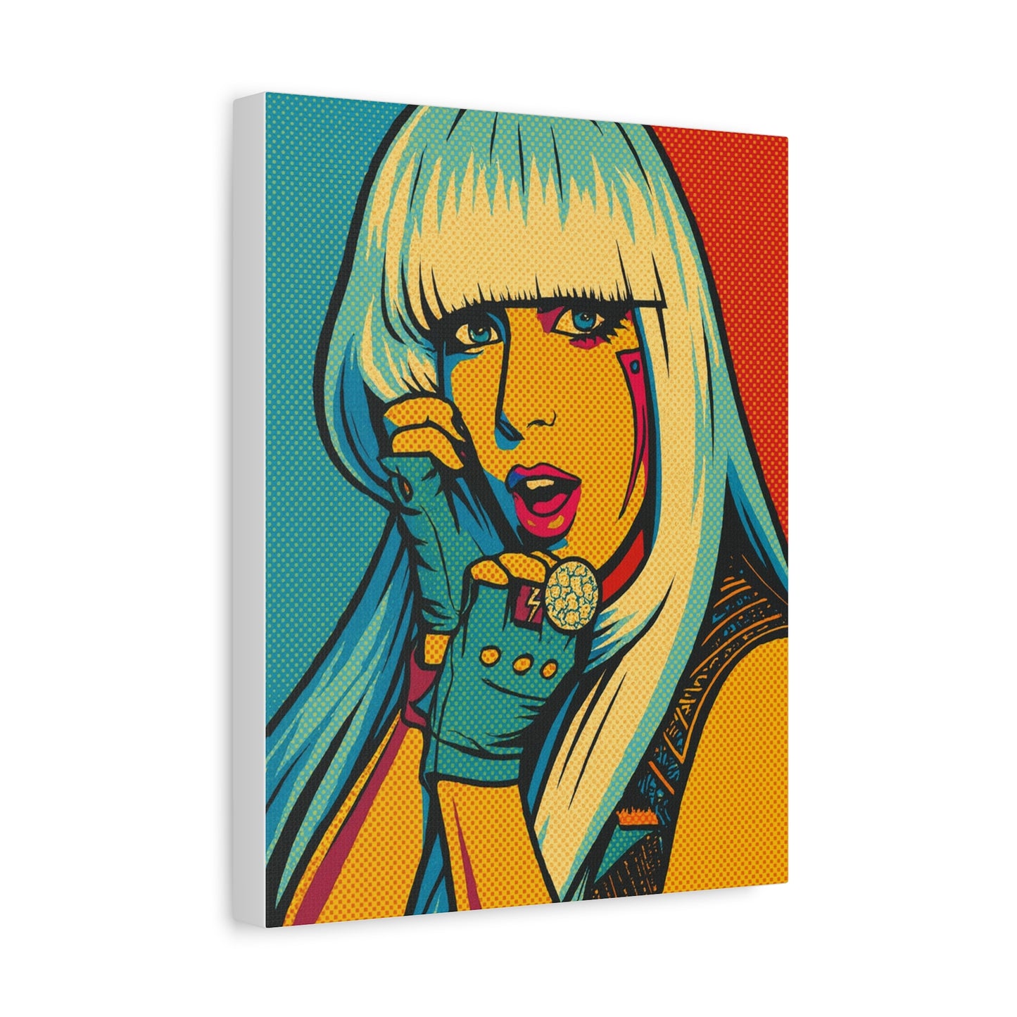 Lady G a g a Pop Art Canvas
