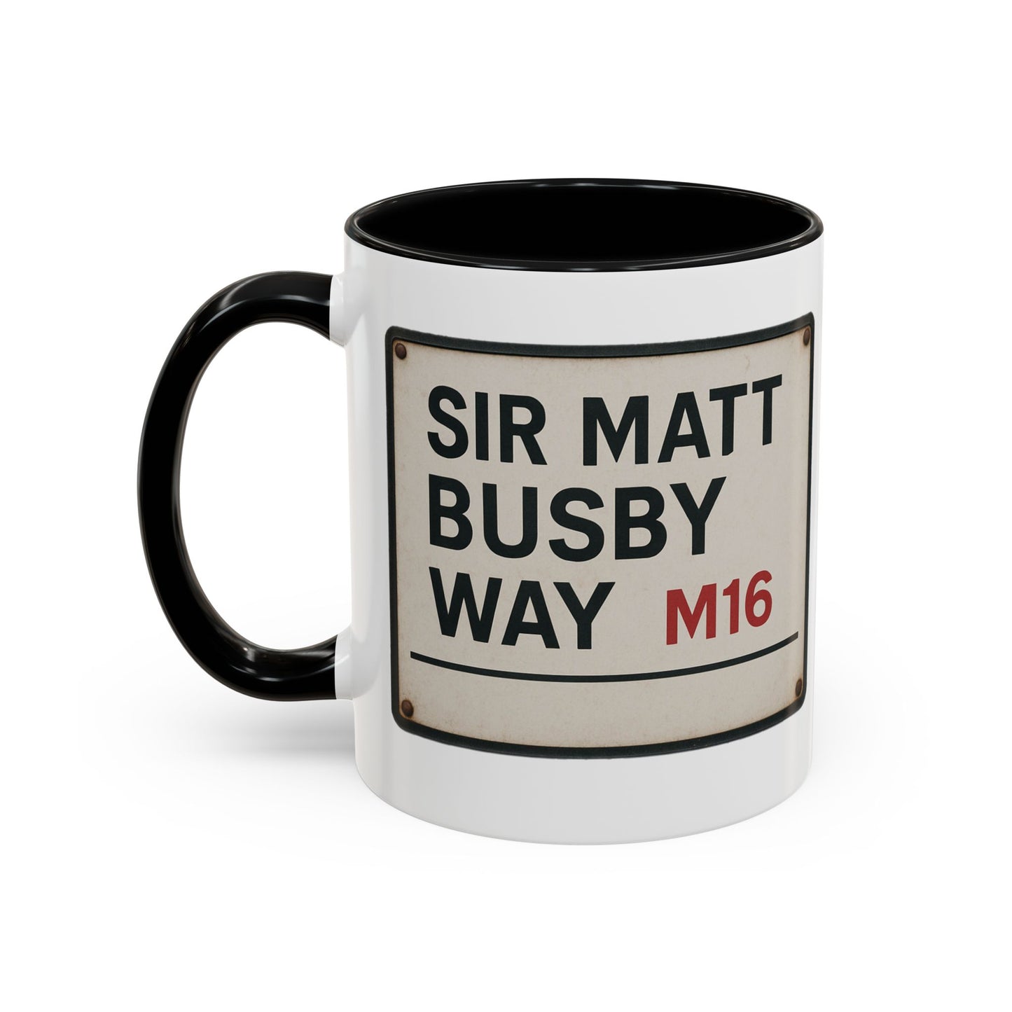 Sir Matt Busby Way Manchester United Mug