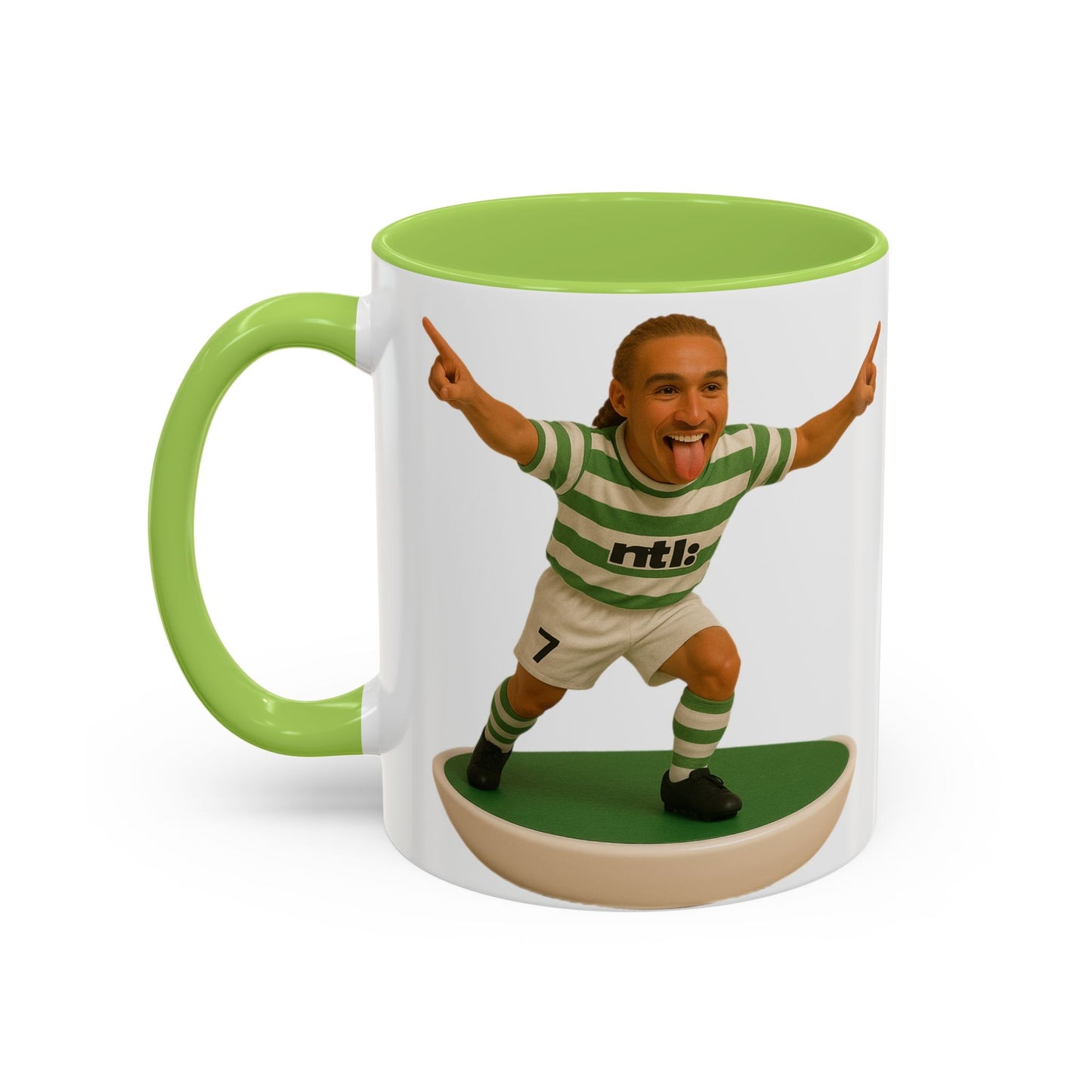 Henrik Larsson Subbuteo Mug - Celtic