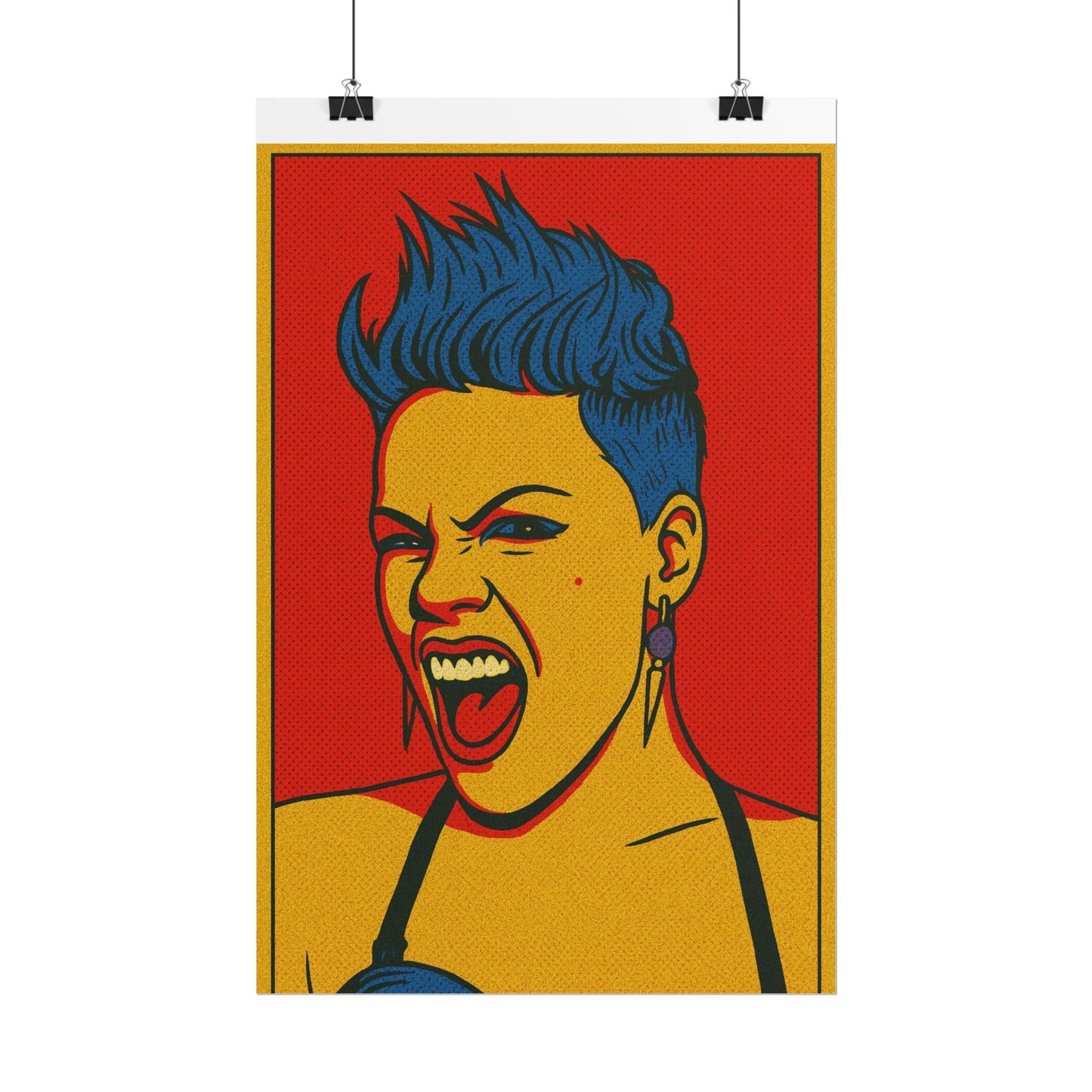 Pink Pop Art Poster