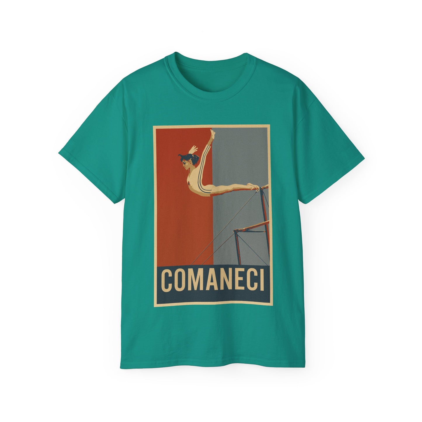 Nadia Comăneci Flying T-Shirt