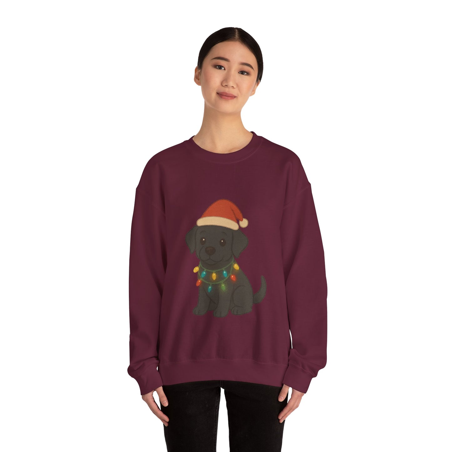 Christmas Black Labrador Jumper