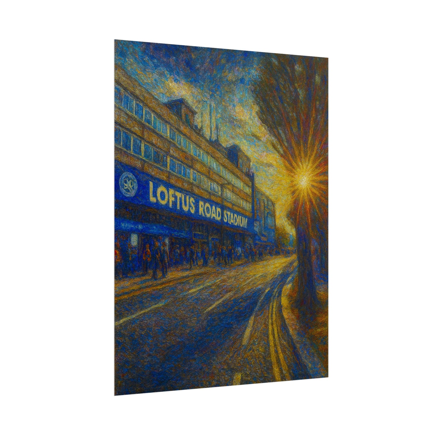Queens Park Rangers Loftus Road Stadium Rolled Poster