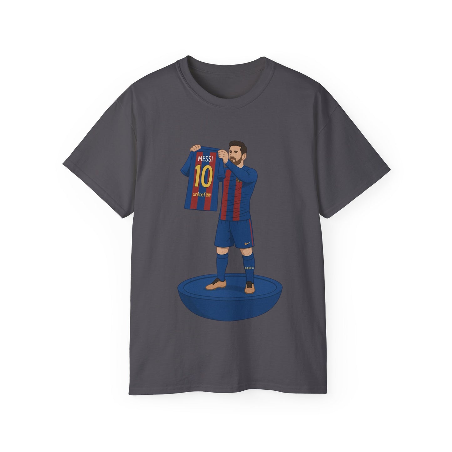 Lionel Messi Cartoon Subbuteo T-Shirt - Barcelona