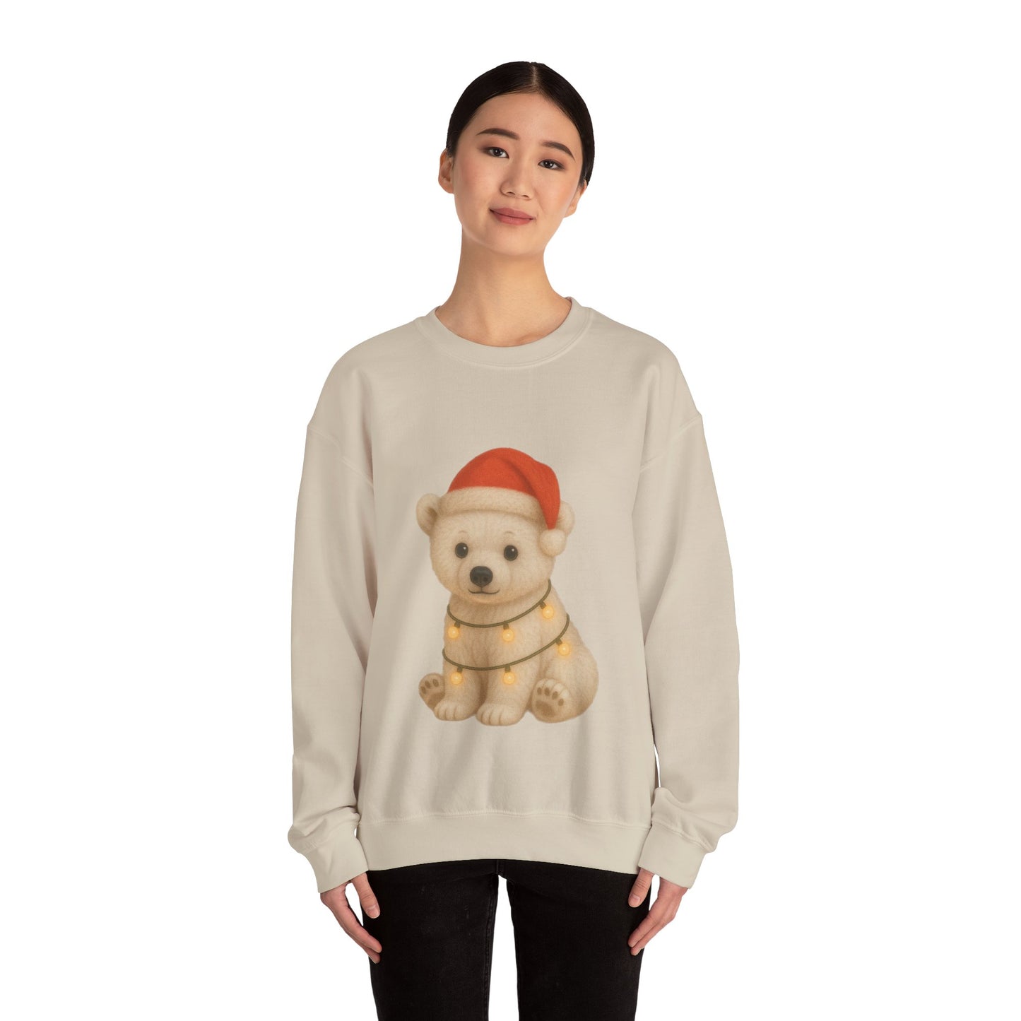 Cozy Christmas Polar Bear Sweatshirt