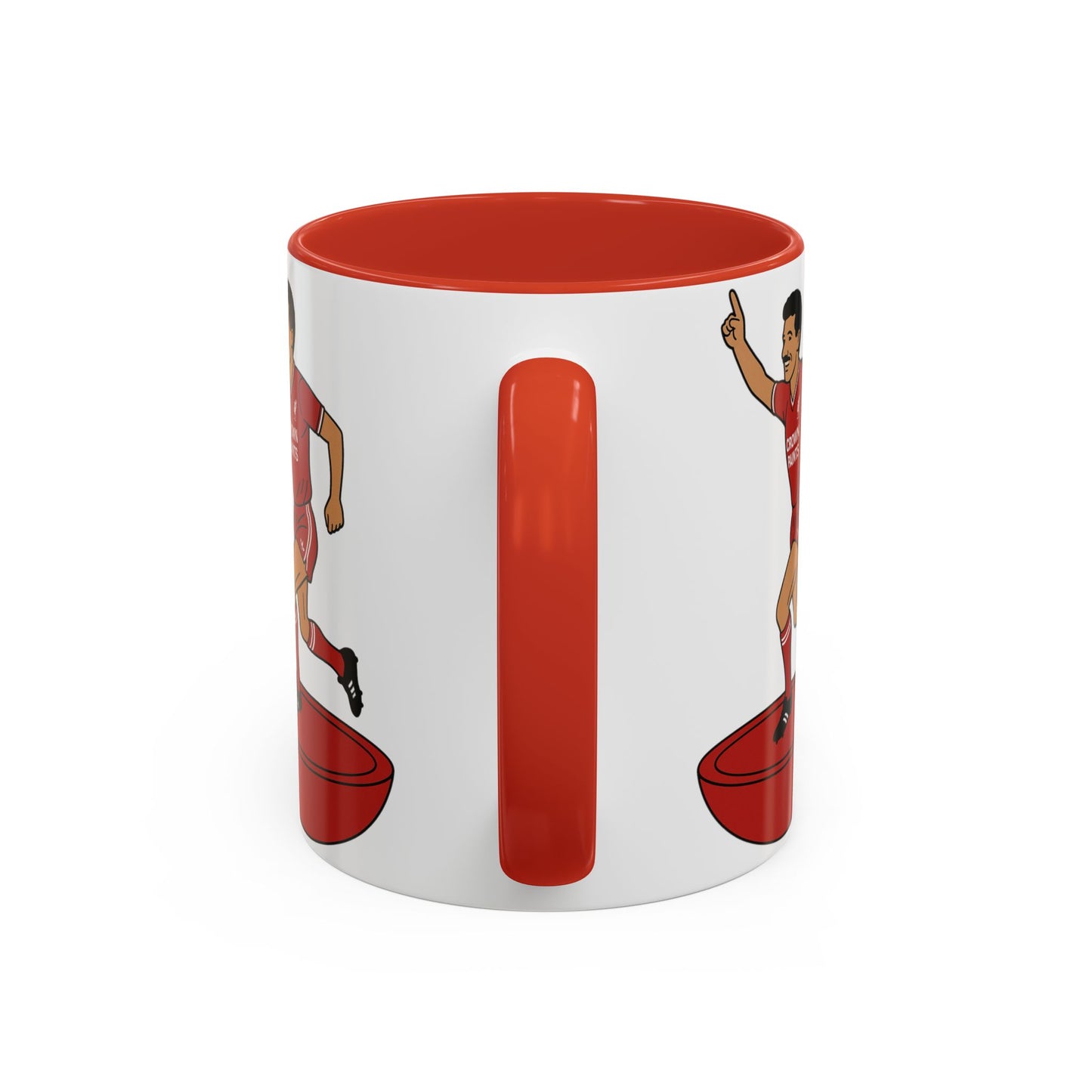 Ian Rush Cartoon Subbuteo Mug - Liverpool